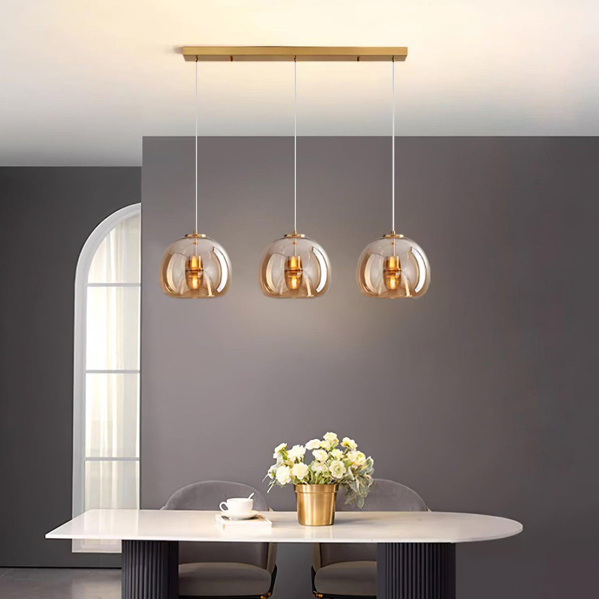 Avola Glas Pendelleuchte