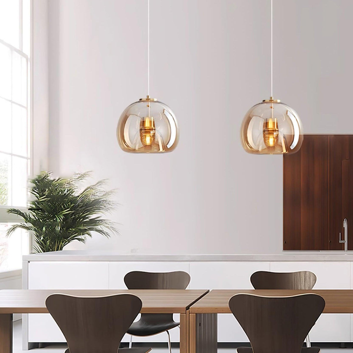 Avola Glas Pendelleuchte