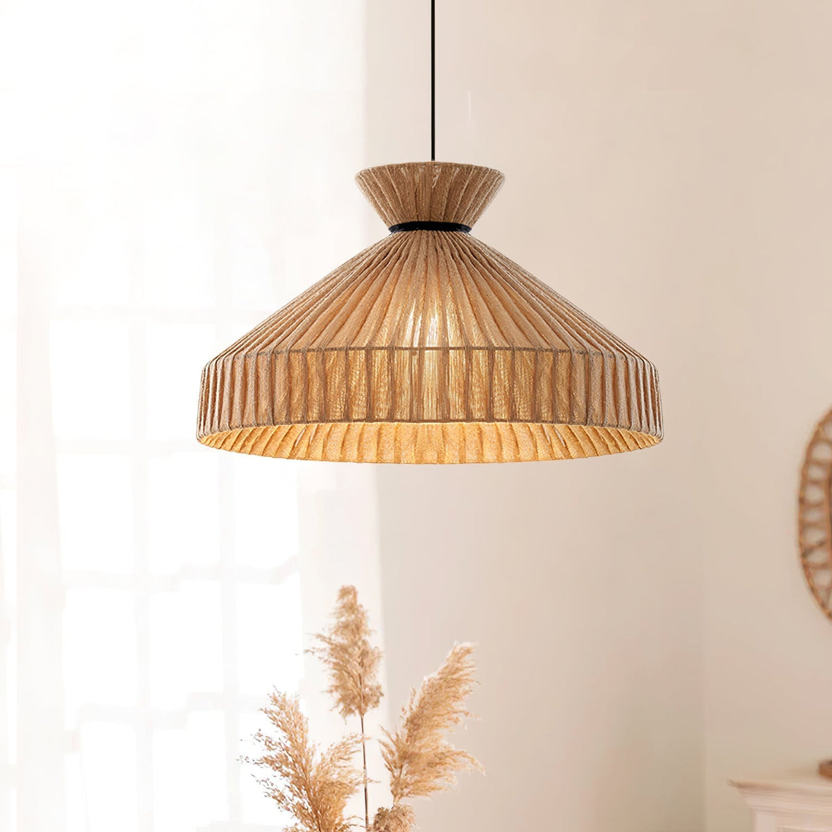 Cusoren Elegance Tide Stoff-Pendelleuchte