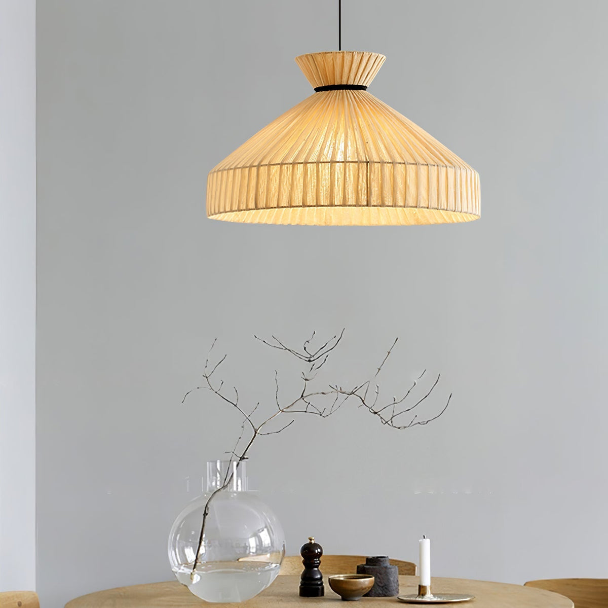 Cusoren Elegance Tide Stoff-Pendelleuchte