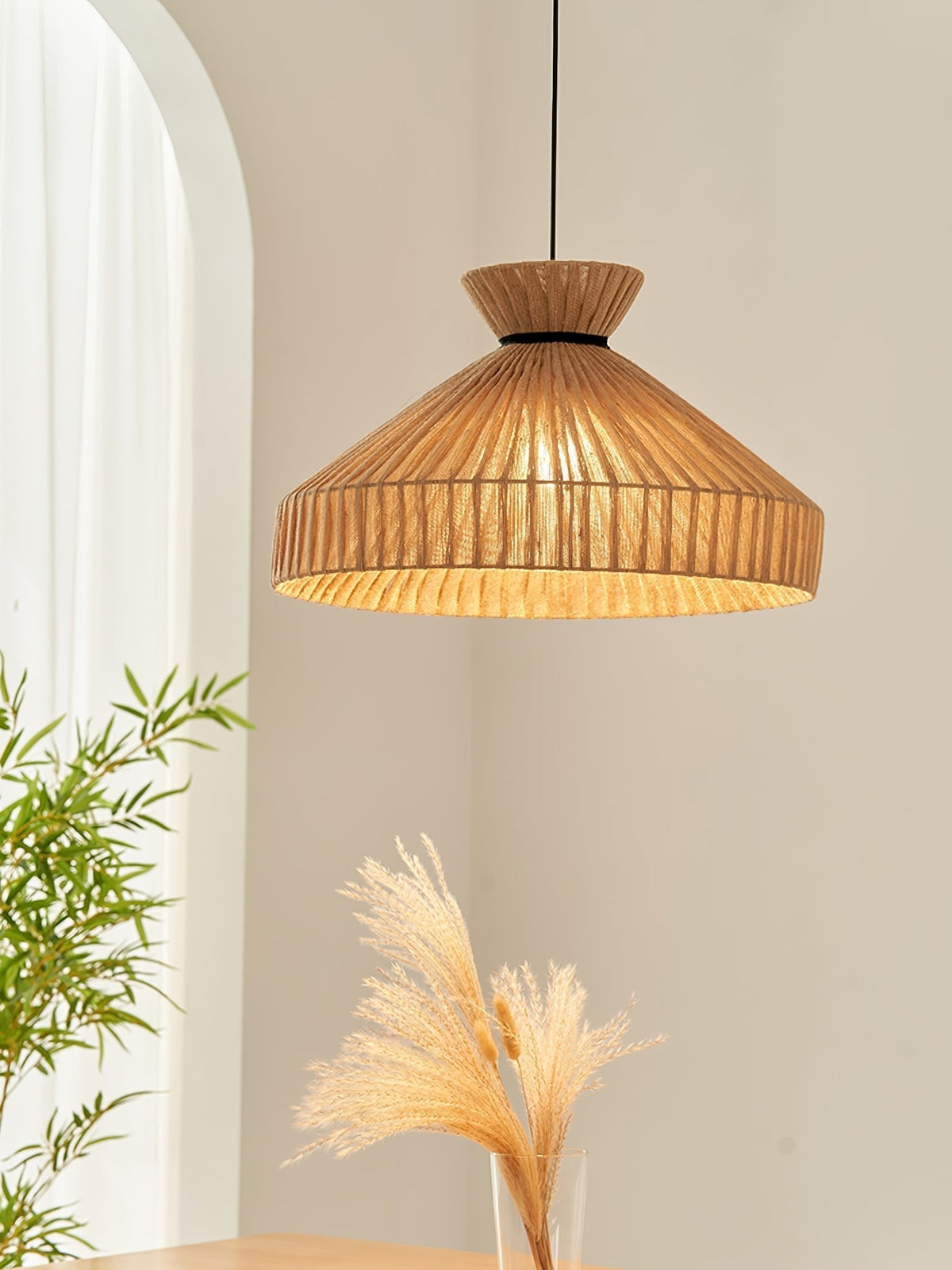 Cusoren Elegance Tide Stoff-Pendelleuchte