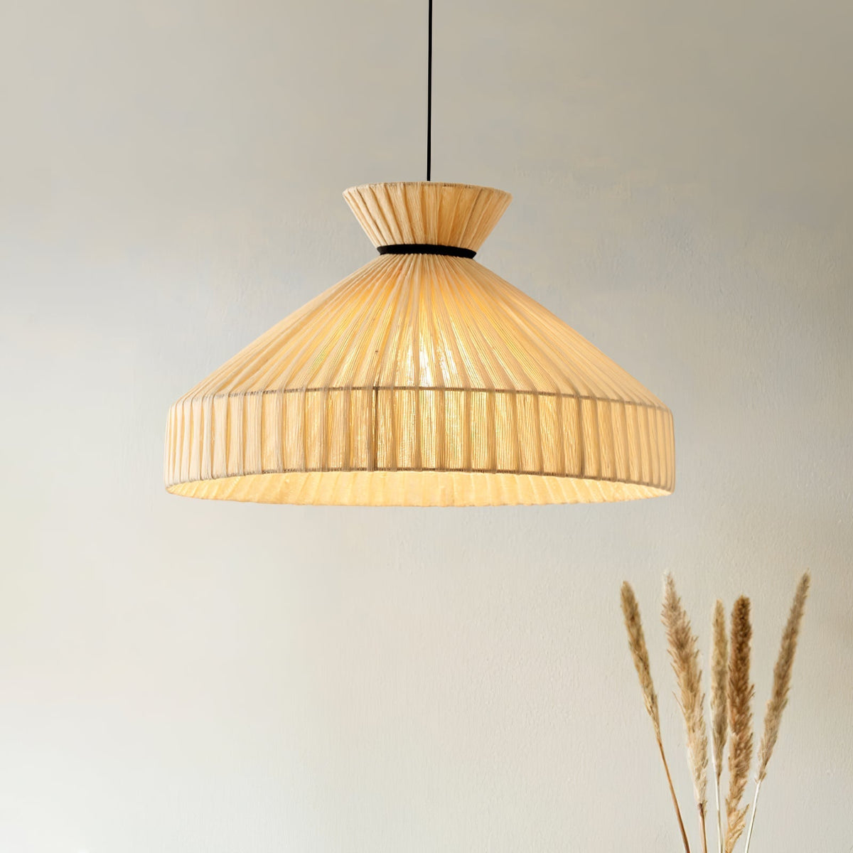 Cusoren Elegance Tide Stoff-Pendelleuchte