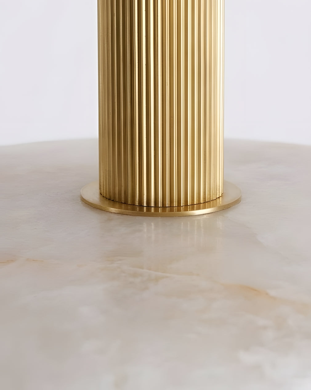 Avenorella Alabaster flache Deckenleuchte
