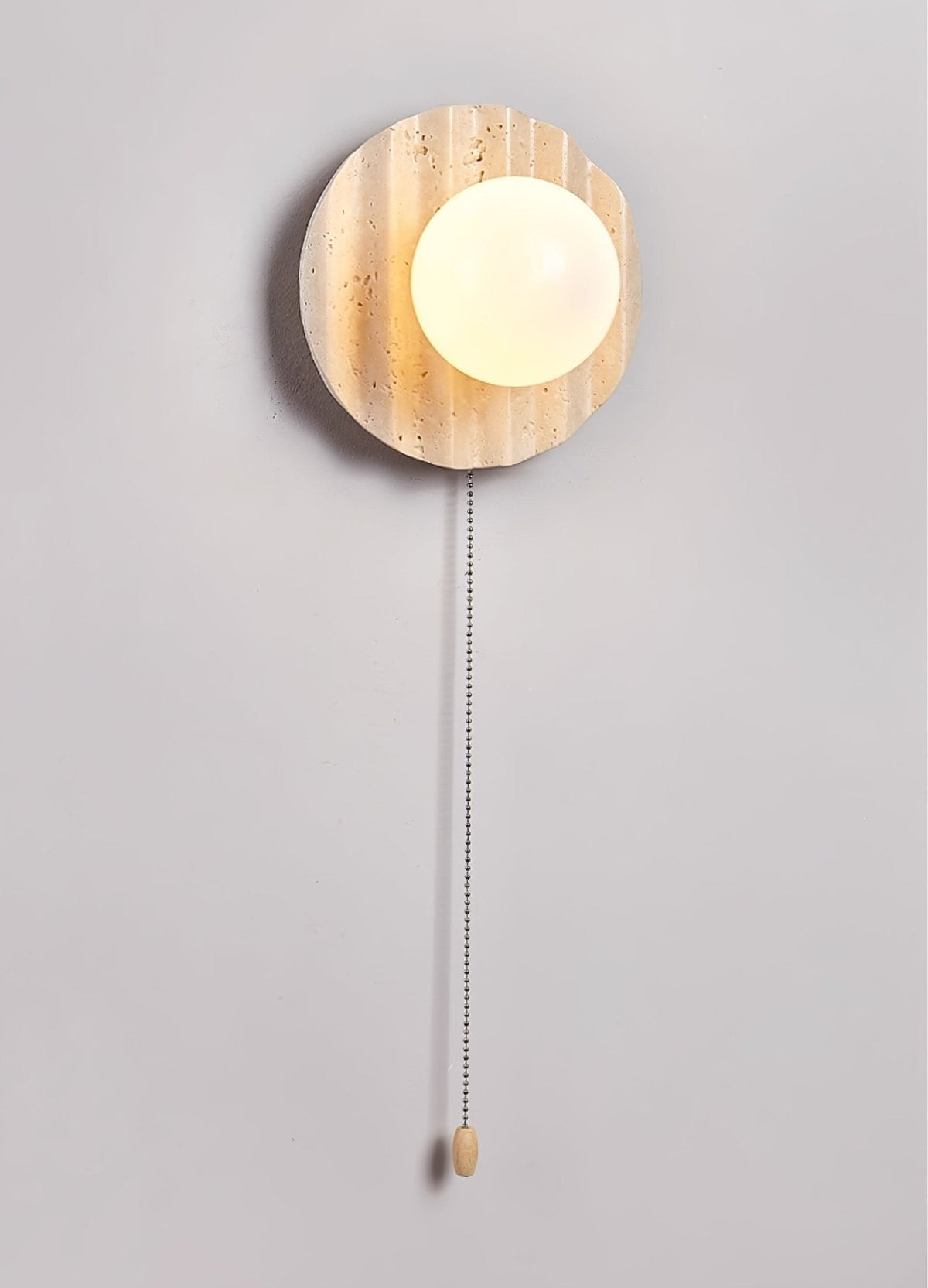 Aluk Travertine-Wandleuchte