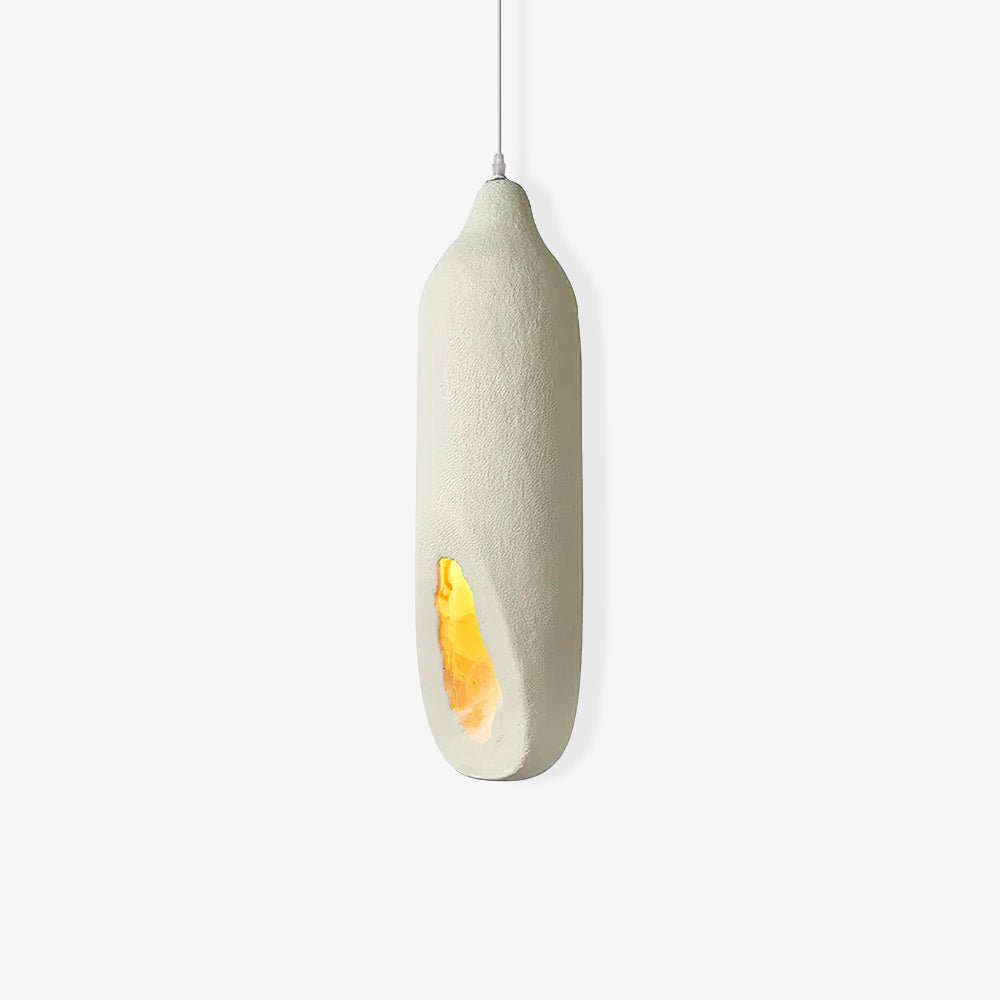 Anorion zeitgenössische minimalistische Pendelleuchte aus Kunststoff im skandinavischen Stil