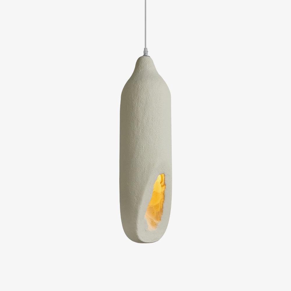 Anorion zeitgenössische minimalistische Pendelleuchte aus Kunststoff im skandinavischen Stil