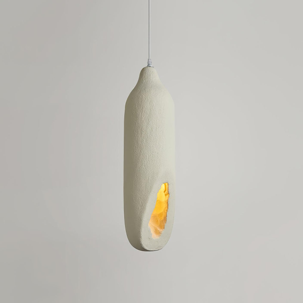 Anorion zeitgenössische minimalistische Pendelleuchte aus Kunststoff im skandinavischen Stil