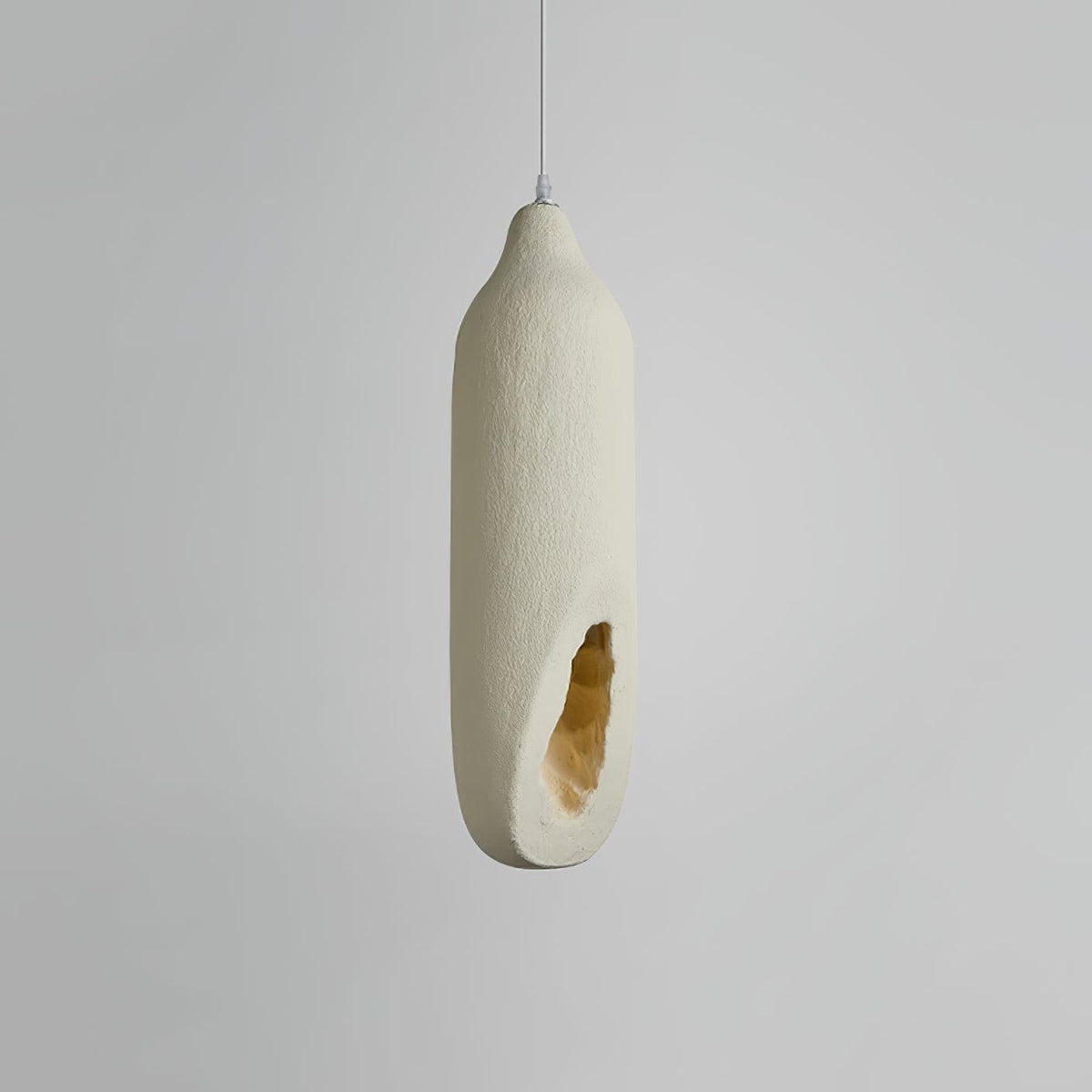 Anorion zeitgenössische minimalistische Pendelleuchte aus Kunststoff im skandinavischen Stil