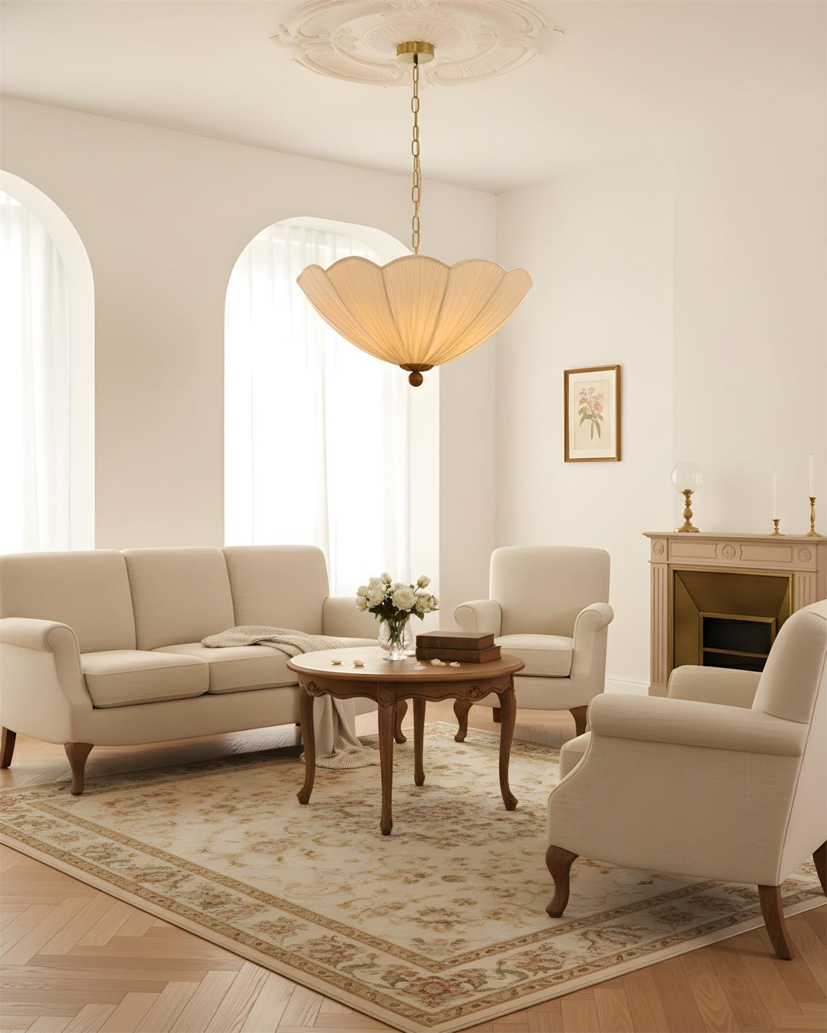 Travertine Pendelleuchte