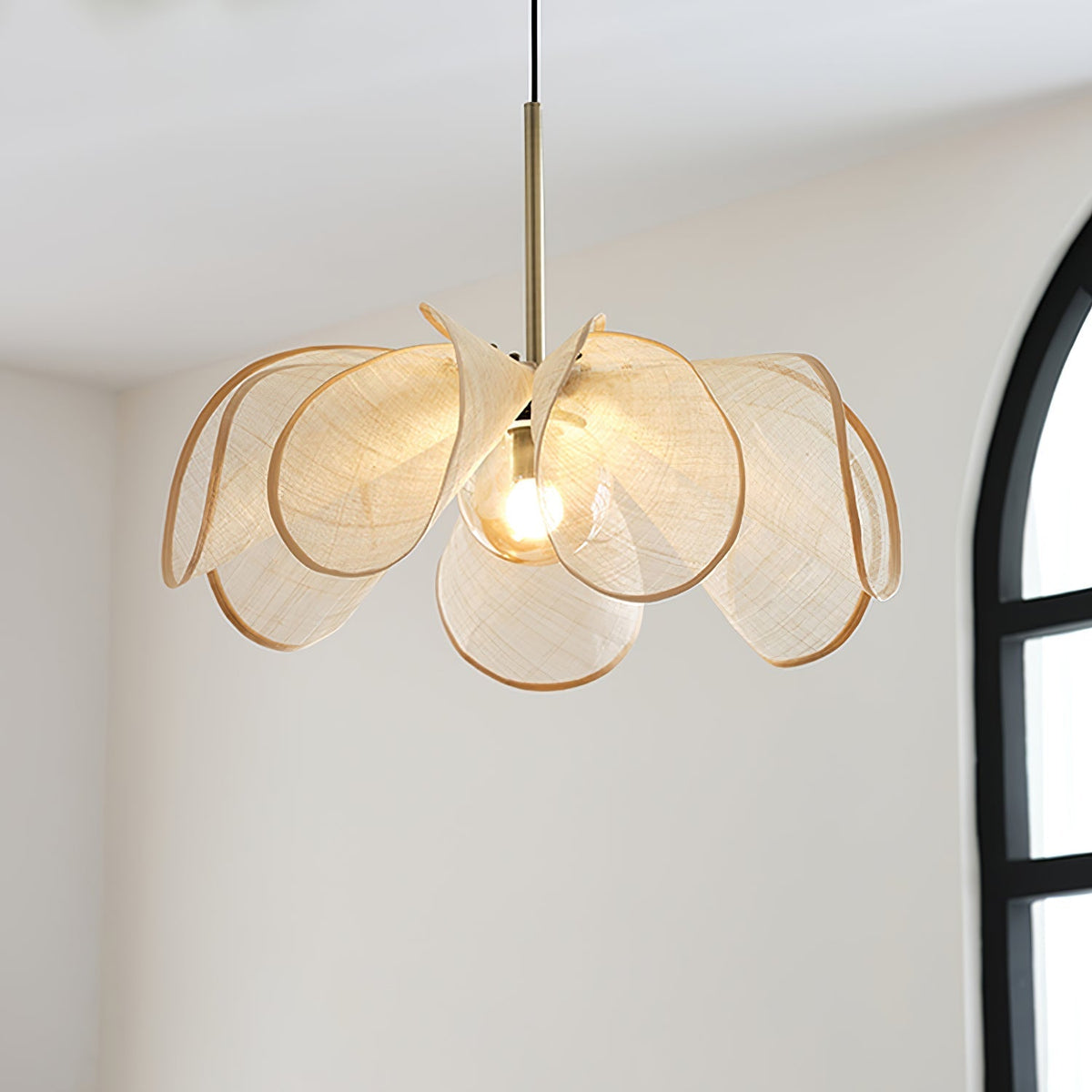 Dolien Pendelleuchte aus Abaca-Faser