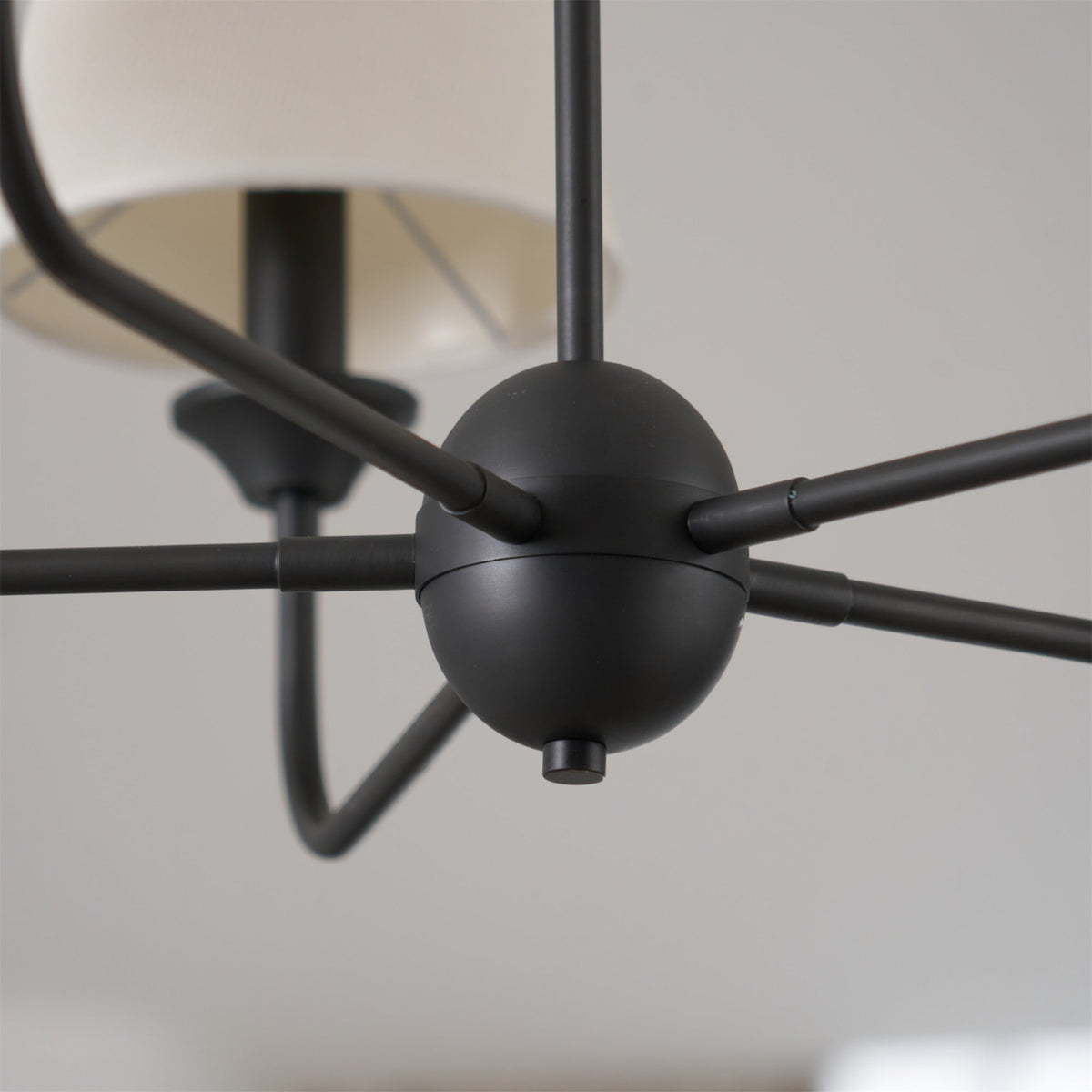 Zesorel Vintage Industrial Kronleuchter aus Stoff