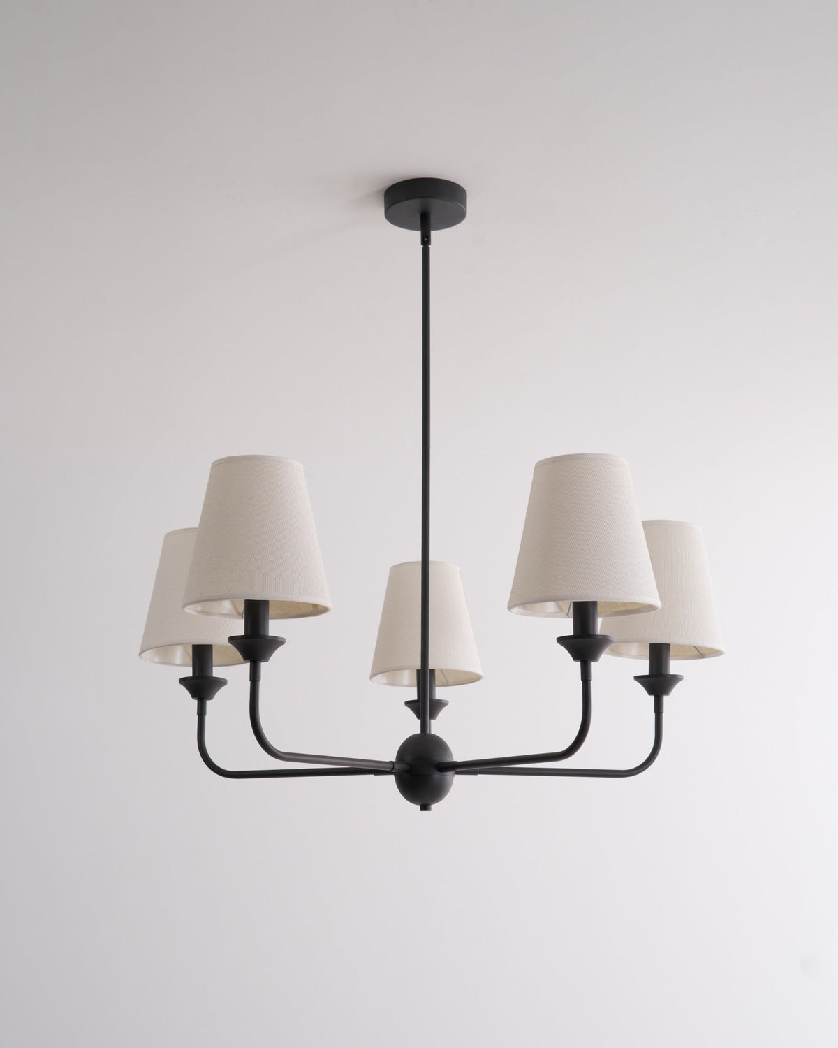Zesorel Vintage Industrial Kronleuchter aus Stoff