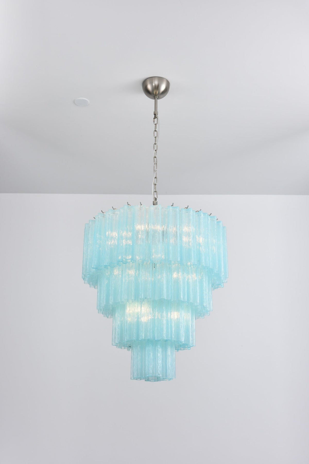 Velanora Kronleuchter Cascade mehrlagiges Glas elegant vintage