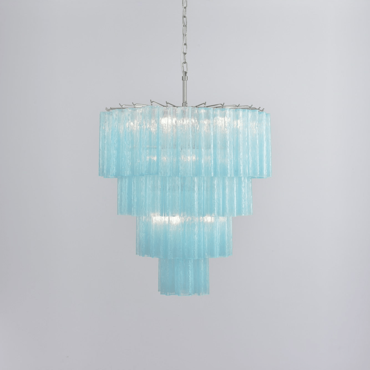 Velanora Kronleuchter Cascade mehrlagiges Glas elegant vintage