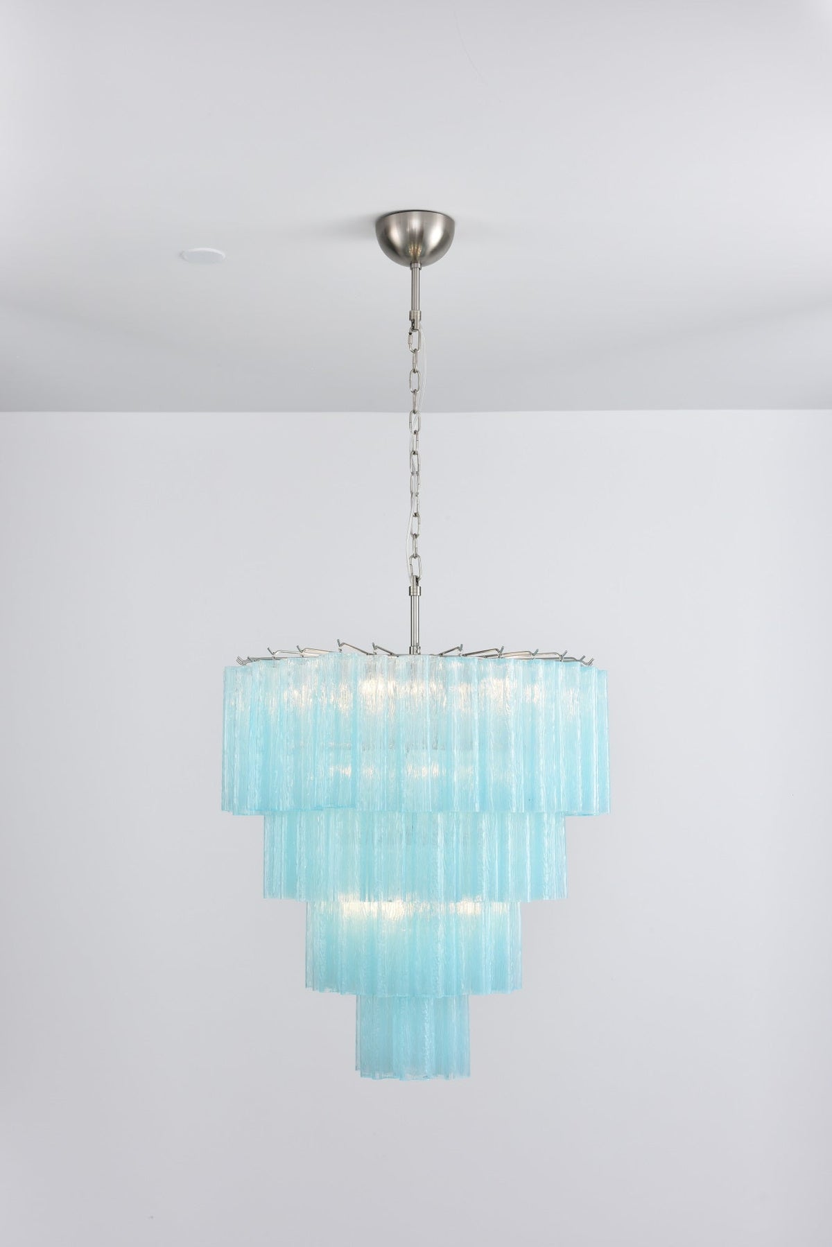 Velanora Kronleuchter Cascade mehrlagiges Glas elegant vintage