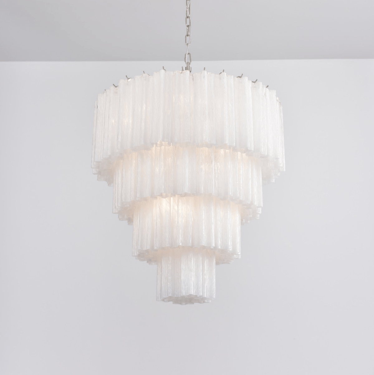 Velanora Kronleuchter Cascade mehrlagiges Glas elegant vintage