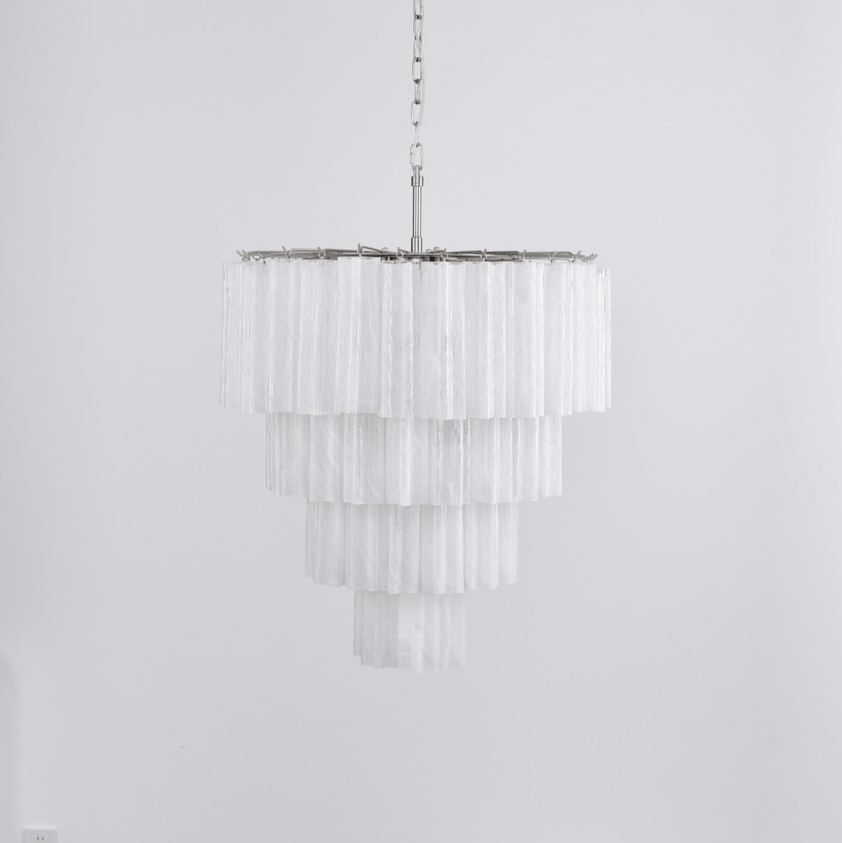 Velanora Kronleuchter Cascade mehrlagiges Glas elegant vintage