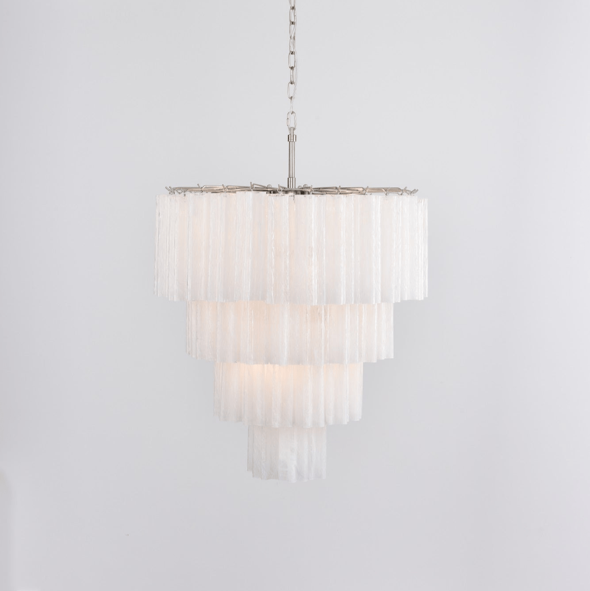 Velanora Kronleuchter Cascade mehrlagiges Glas elegant vintage
