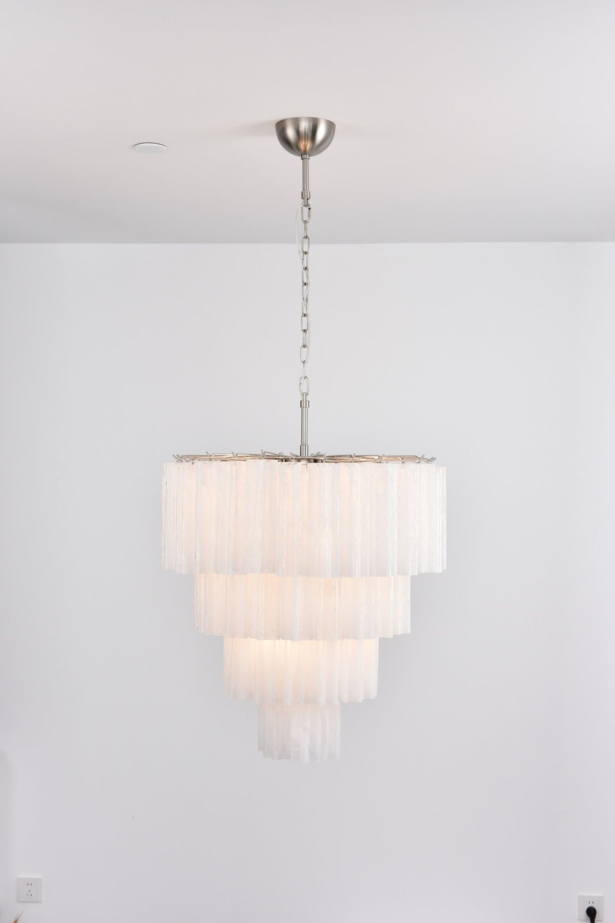 Velanora Kronleuchter Cascade mehrlagiges Glas elegant vintage
