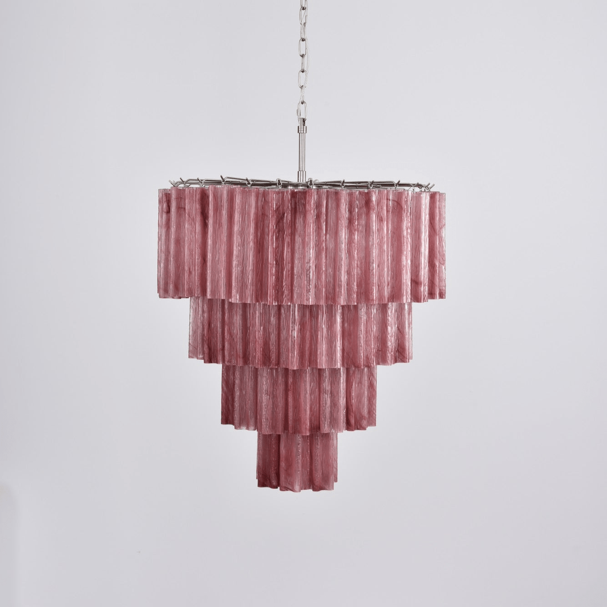 Velanora Kronleuchter Cascade mehrlagiges Glas elegant vintage