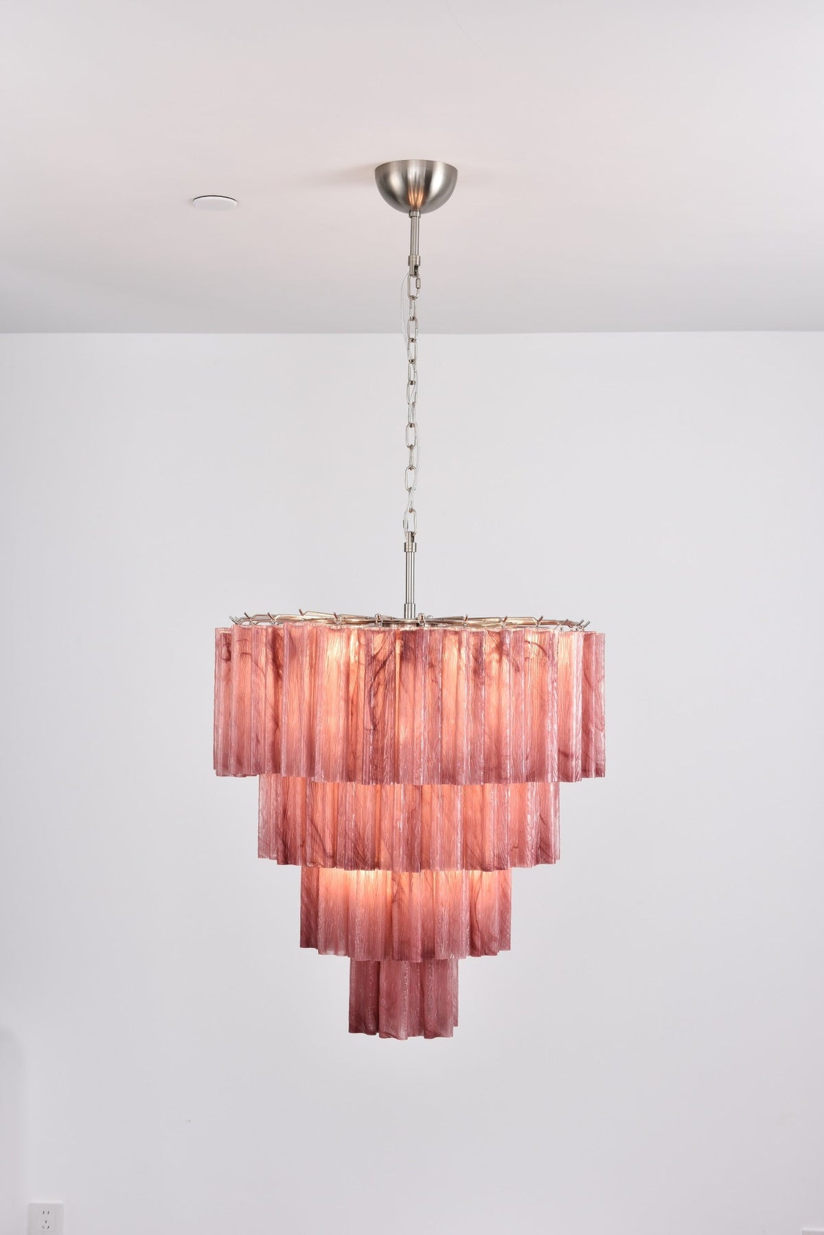 Velanora Kronleuchter Cascade mehrlagiges Glas elegant vintage