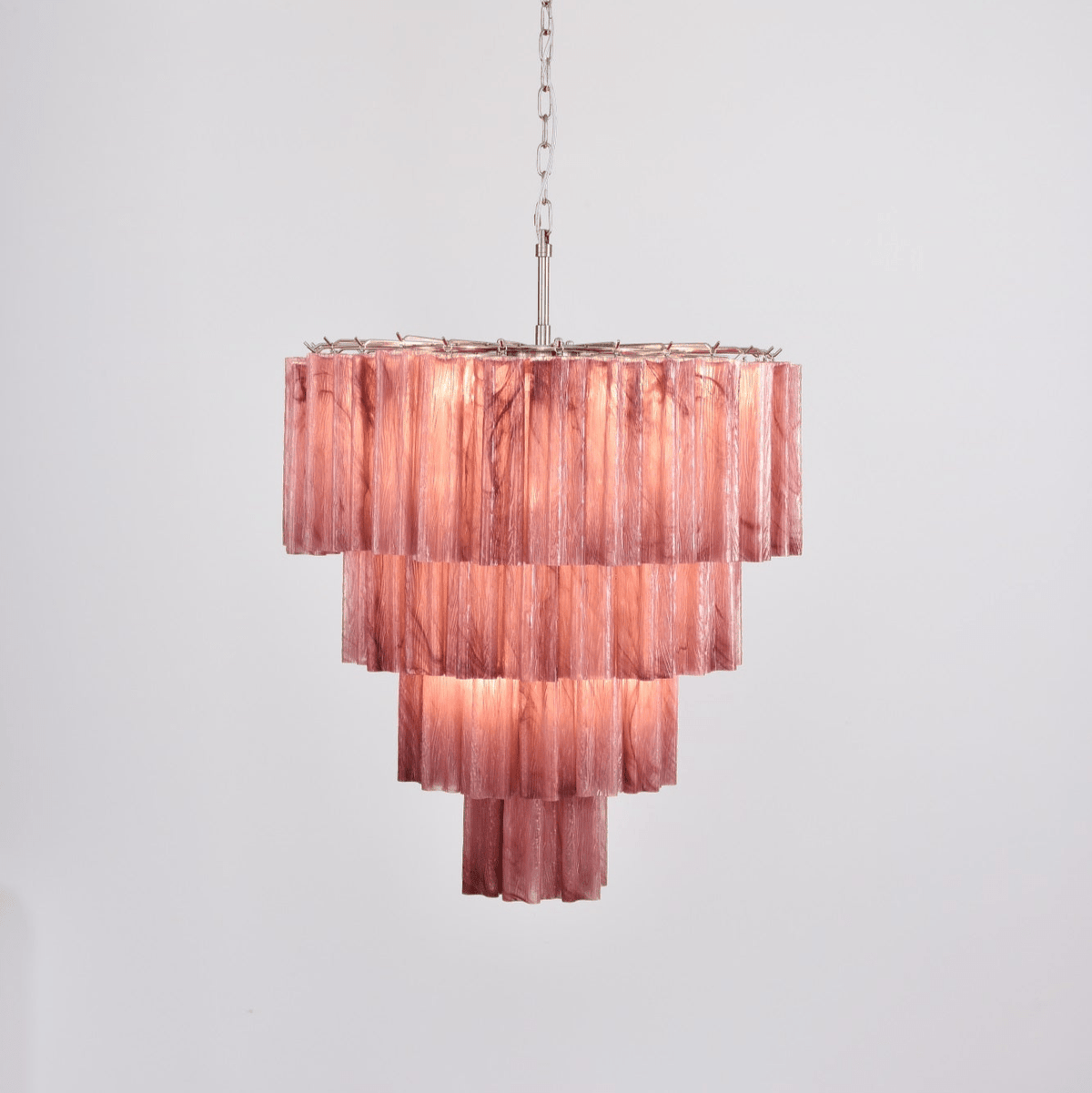 Velanora Kronleuchter Cascade mehrlagiges Glas elegant vintage