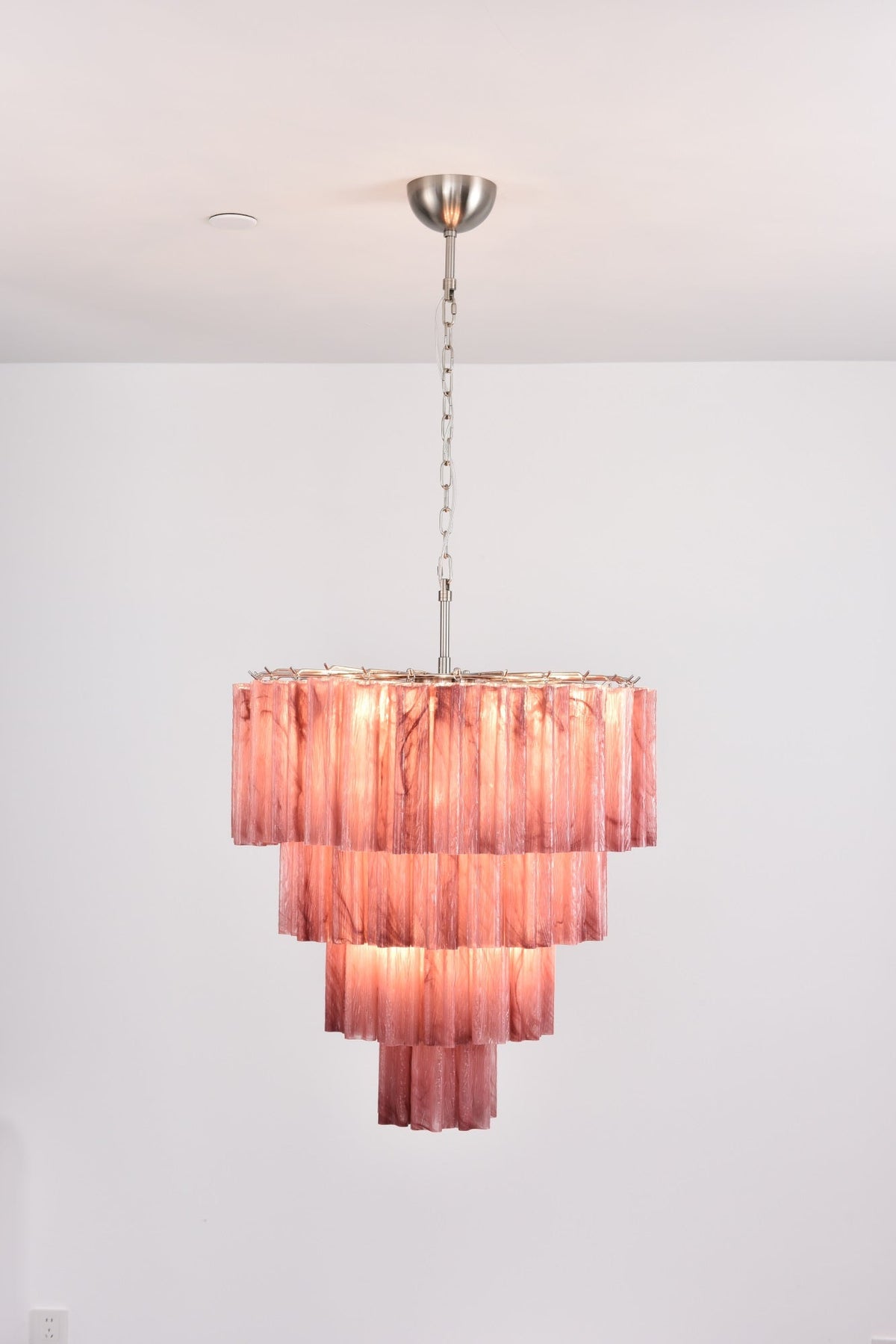 Velanora Kronleuchter Cascade mehrlagiges Glas elegant vintage