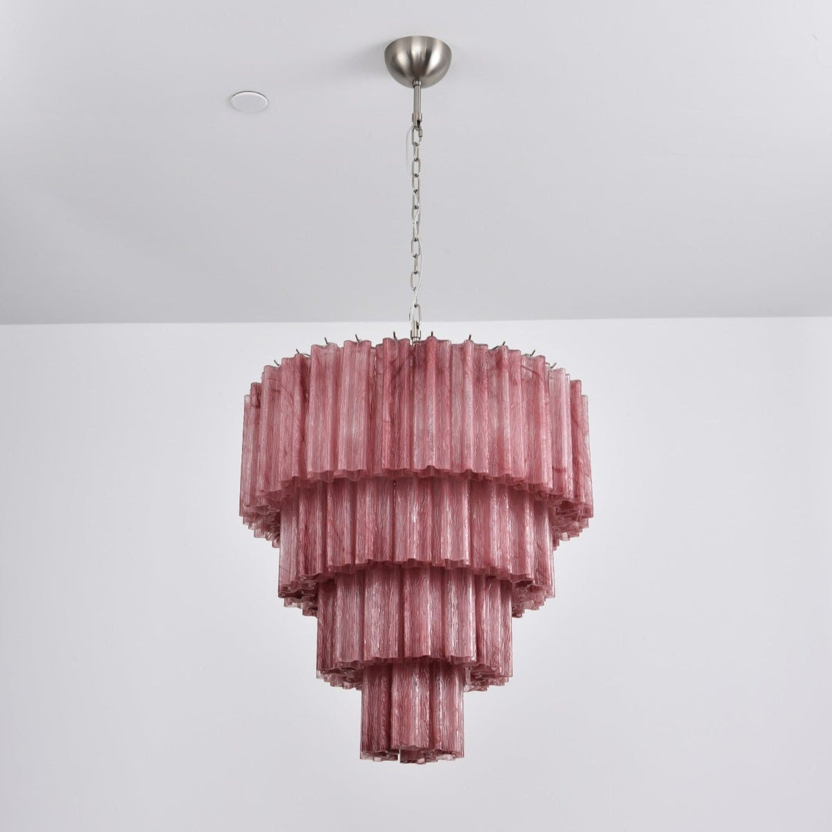 Velanora Kronleuchter Cascade mehrlagiges Glas elegant vintage
