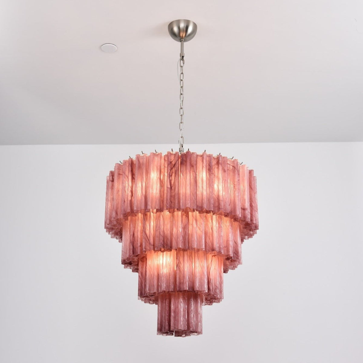 Velanora Kronleuchter Cascade mehrlagiges Glas elegant vintage