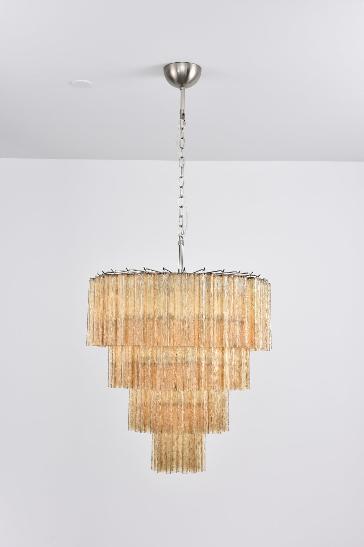 Velanora Kronleuchter Cascade mehrlagiges Glas elegant vintage