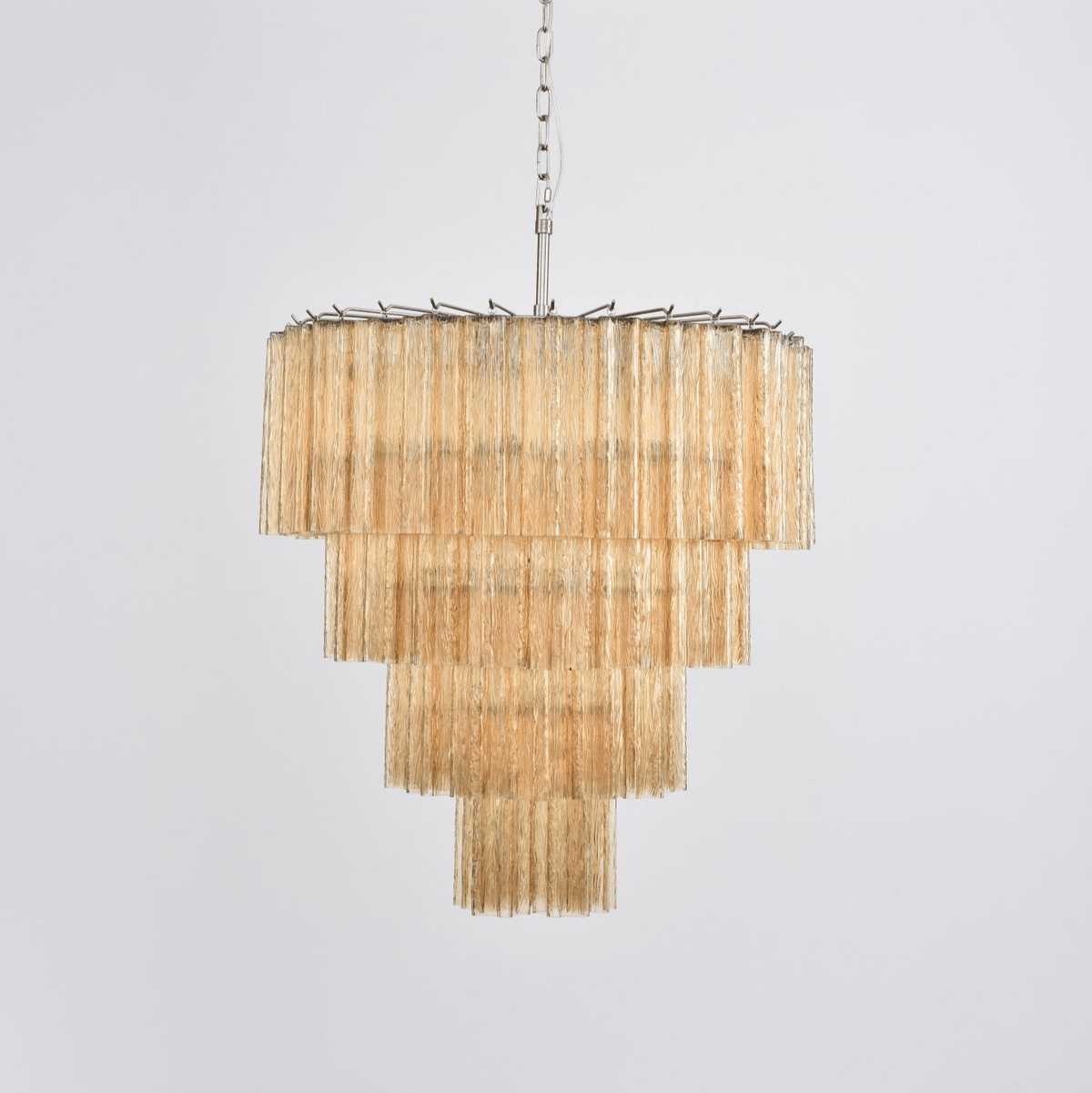 Velanora Kronleuchter Cascade mehrlagiges Glas elegant vintage