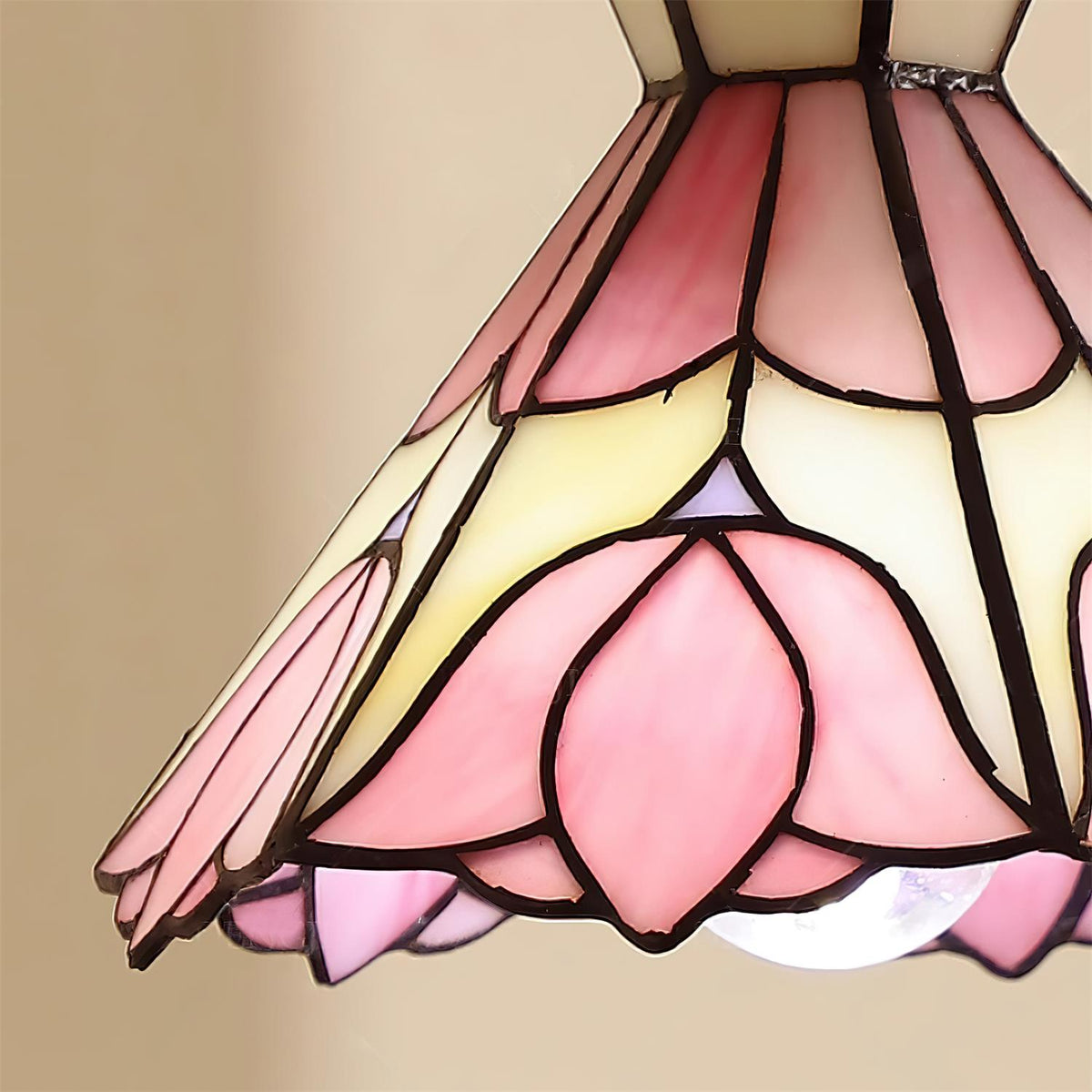 Rose Pendelleuchte Glas