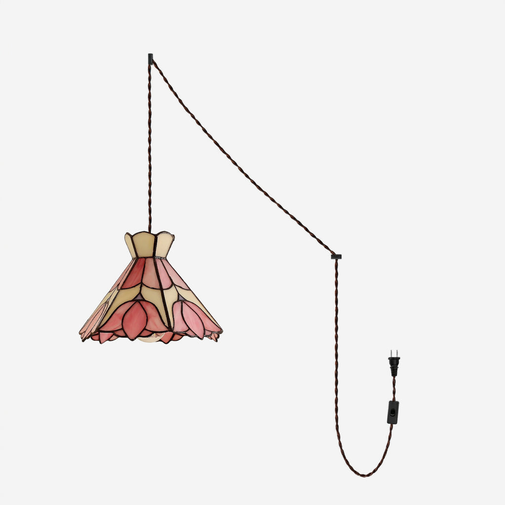Cireielle Tiffany Pendelleuchte mit Stecker