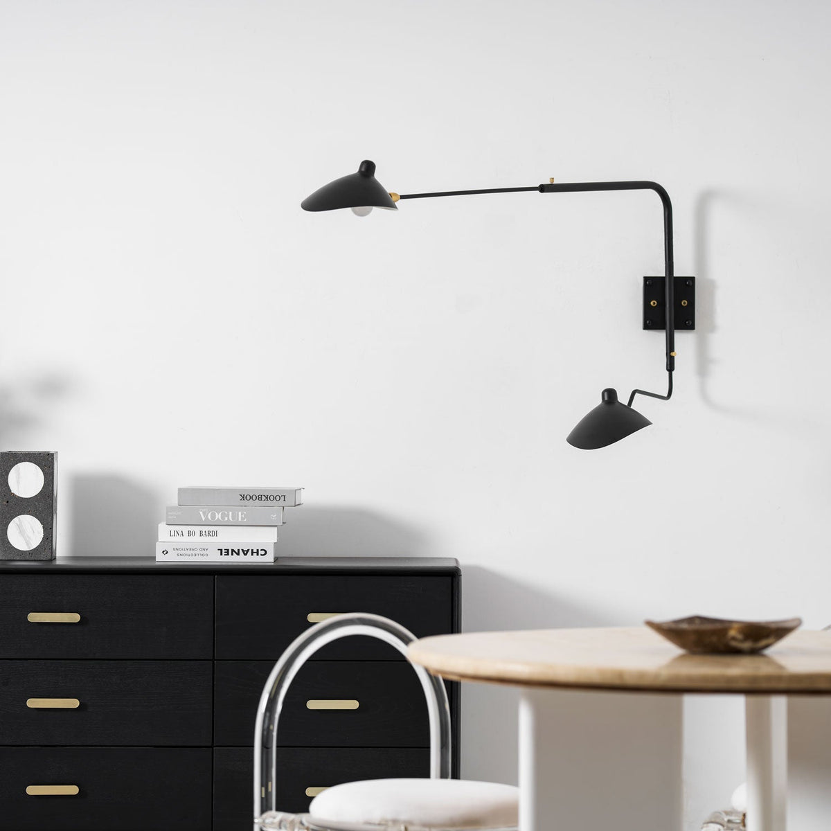 Avenarora Wandleuchte Einarm zarte Linien und elegant für Schlafzimmer Wohnzimmer | Cielum