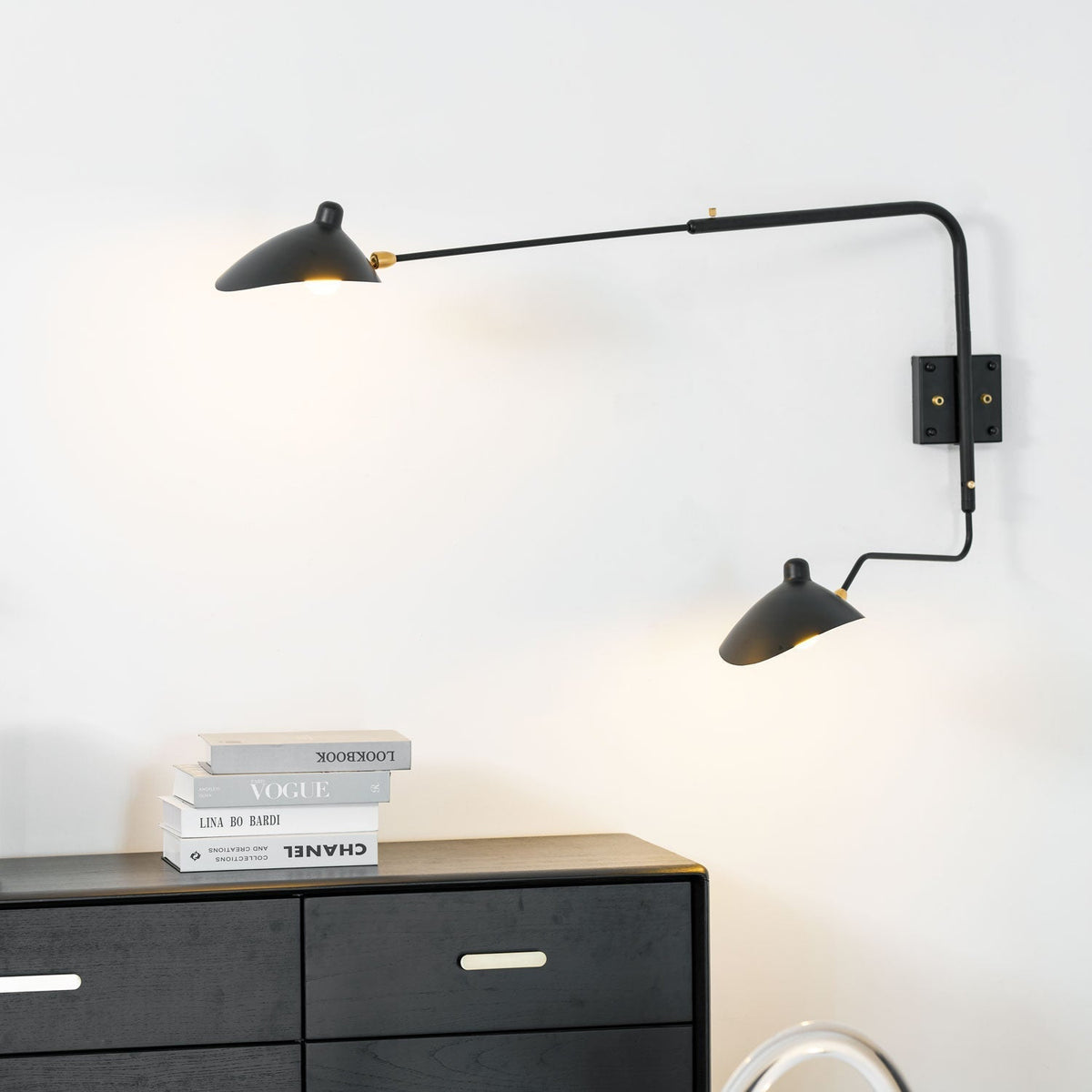 Avenarora Wandleuchte Einarm zarte Linien und elegant für Schlafzimmer Wohnzimmer | Cielum