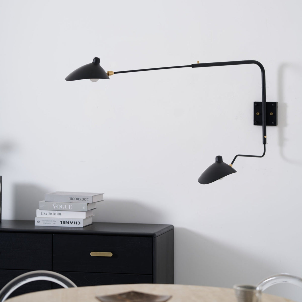 Avenarora Wandleuchte Einarm zarte Linien und elegant für Schlafzimmer Wohnzimmer | Cielum
