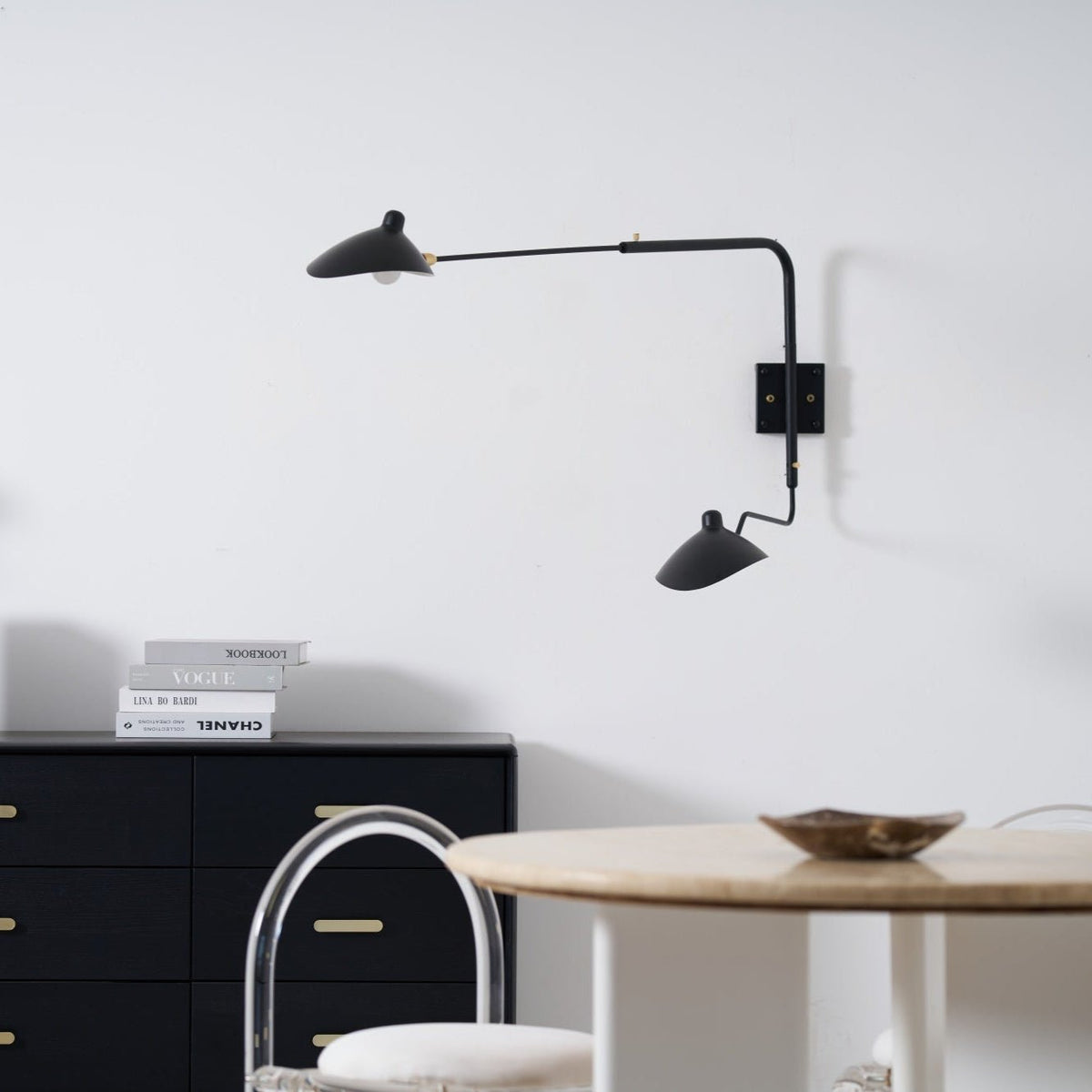 Avenarora Wandleuchte Einarm zarte Linien und elegant für Schlafzimmer Wohnzimmer | Cielum