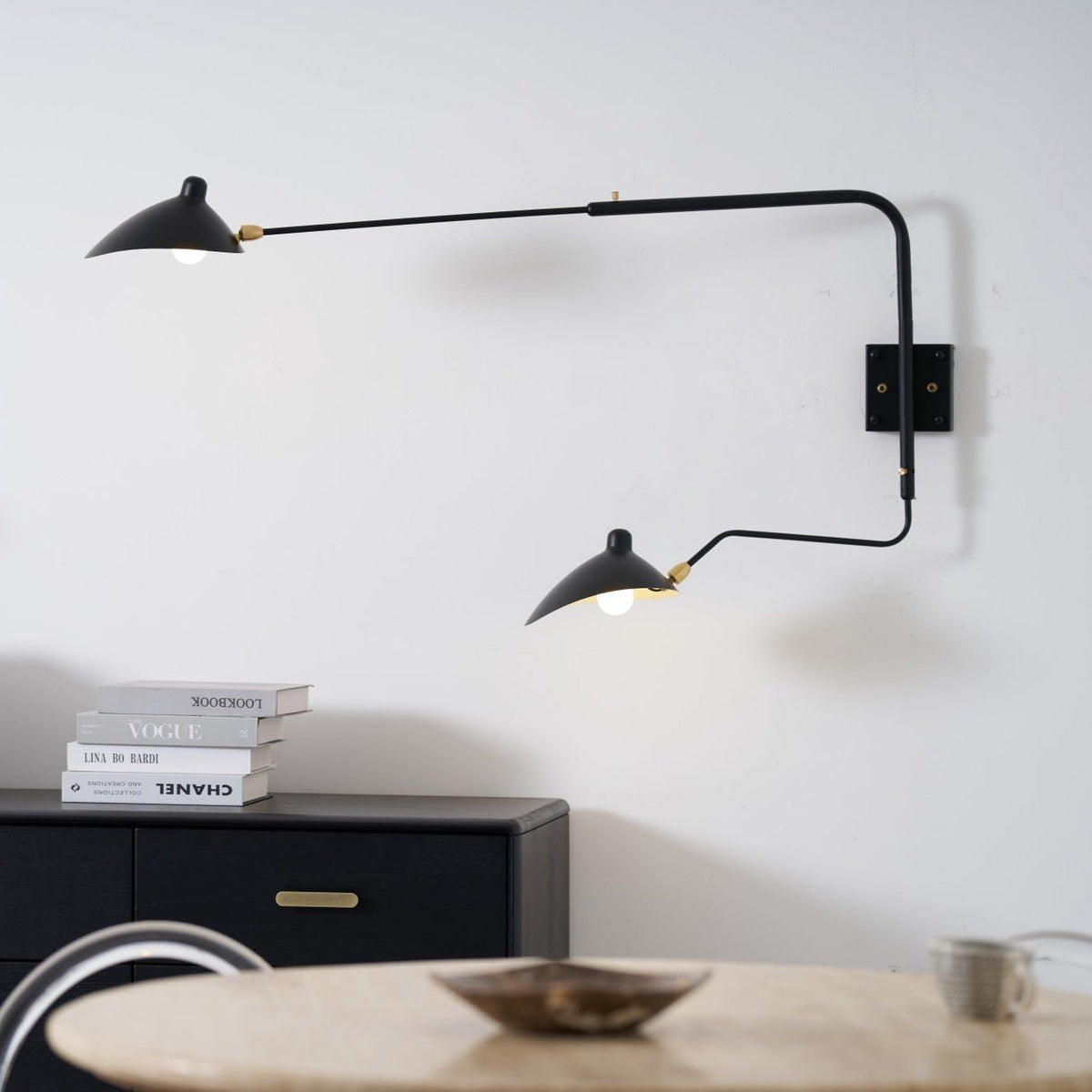 Avenarora Wandleuchte Einarm zarte Linien und elegant für Schlafzimmer Wohnzimmer | Cielum