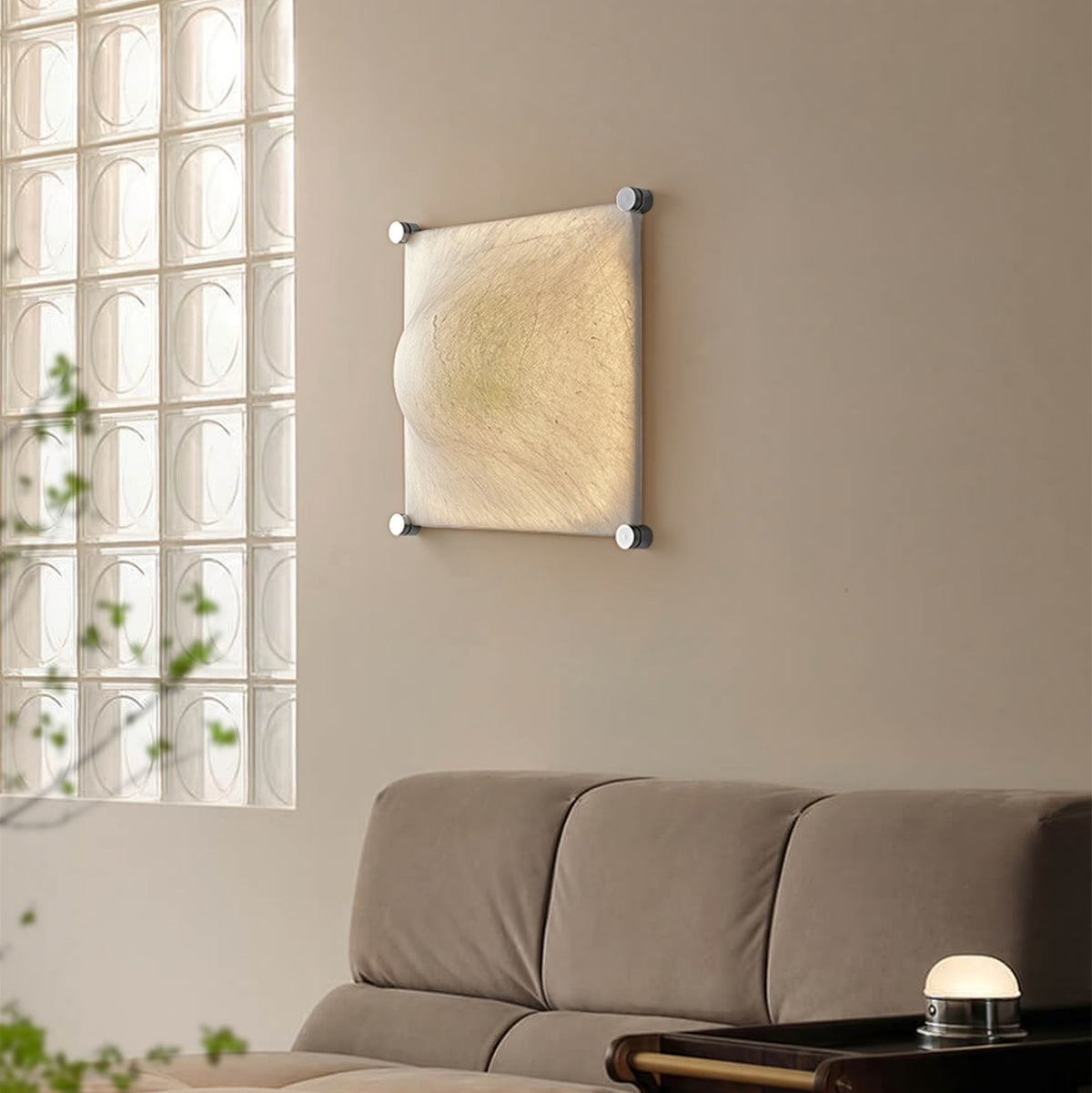 Panel Rustic Seide Wandleuchte