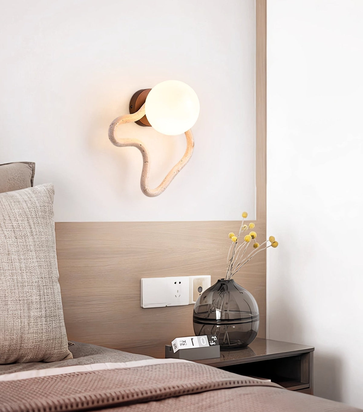 Cindor Travertine Wandleuchte
