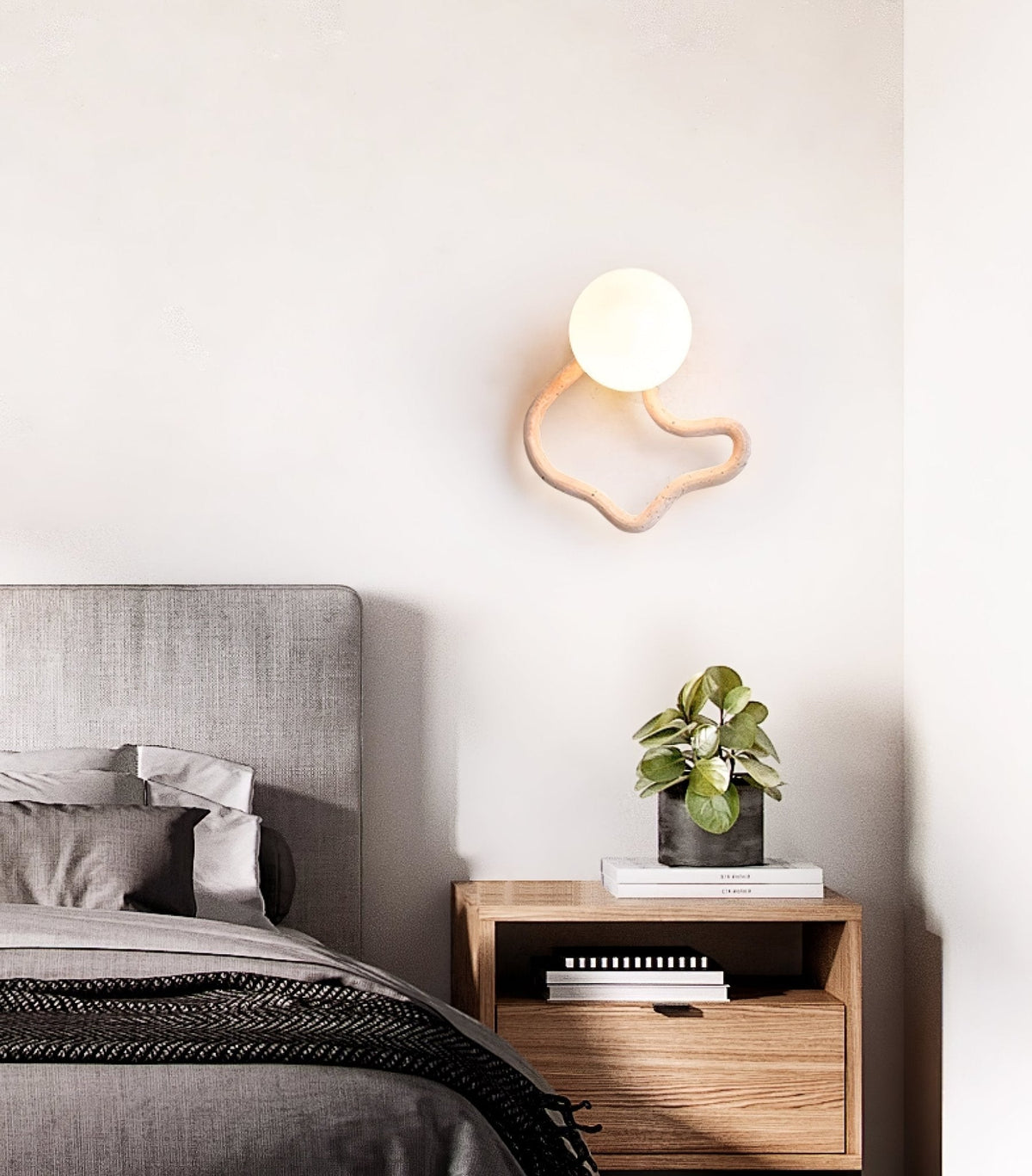Cindor Travertine Wandleuchte