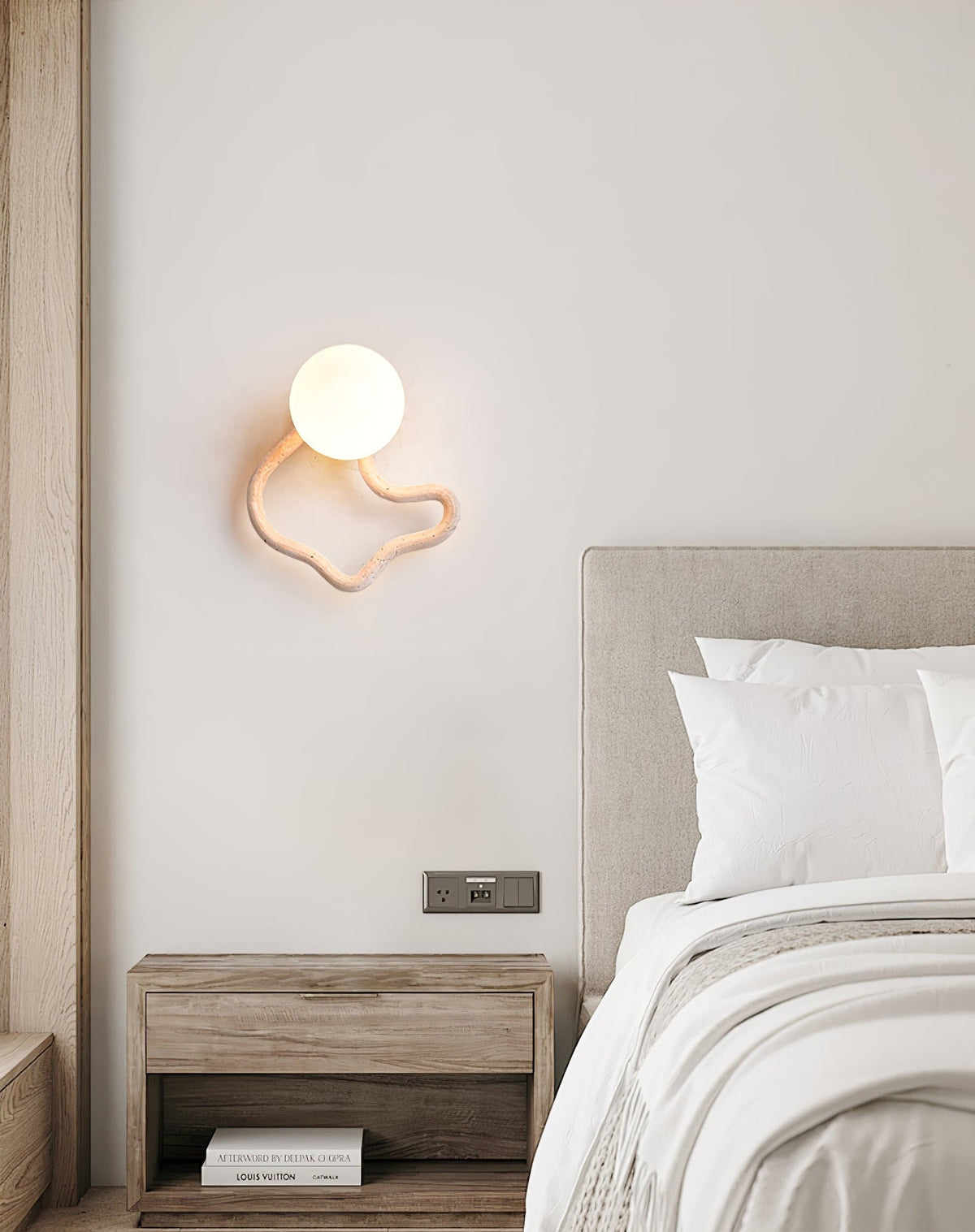 Cindor Travertine Wandleuchte