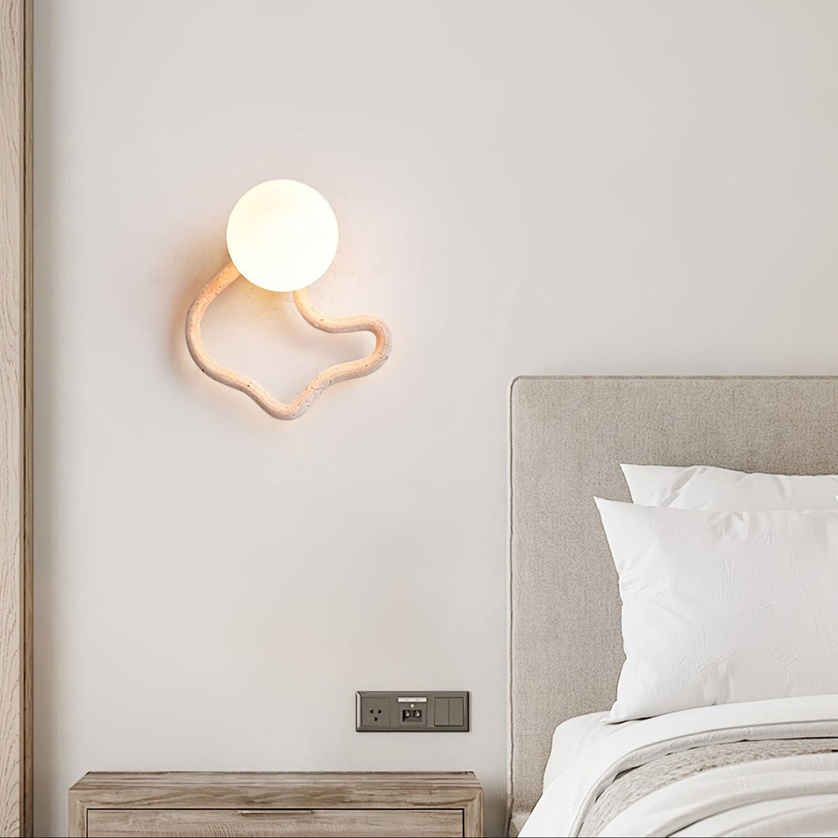 Cindor Travertine Wandleuchte
