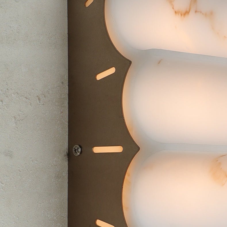 Dolax mehrschichtige Alabaster-Wandleuchte