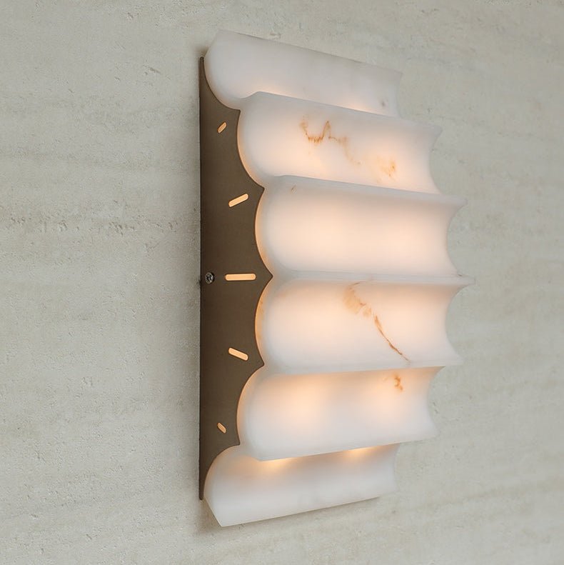 Dolax mehrschichtige Alabaster-Wandleuchte