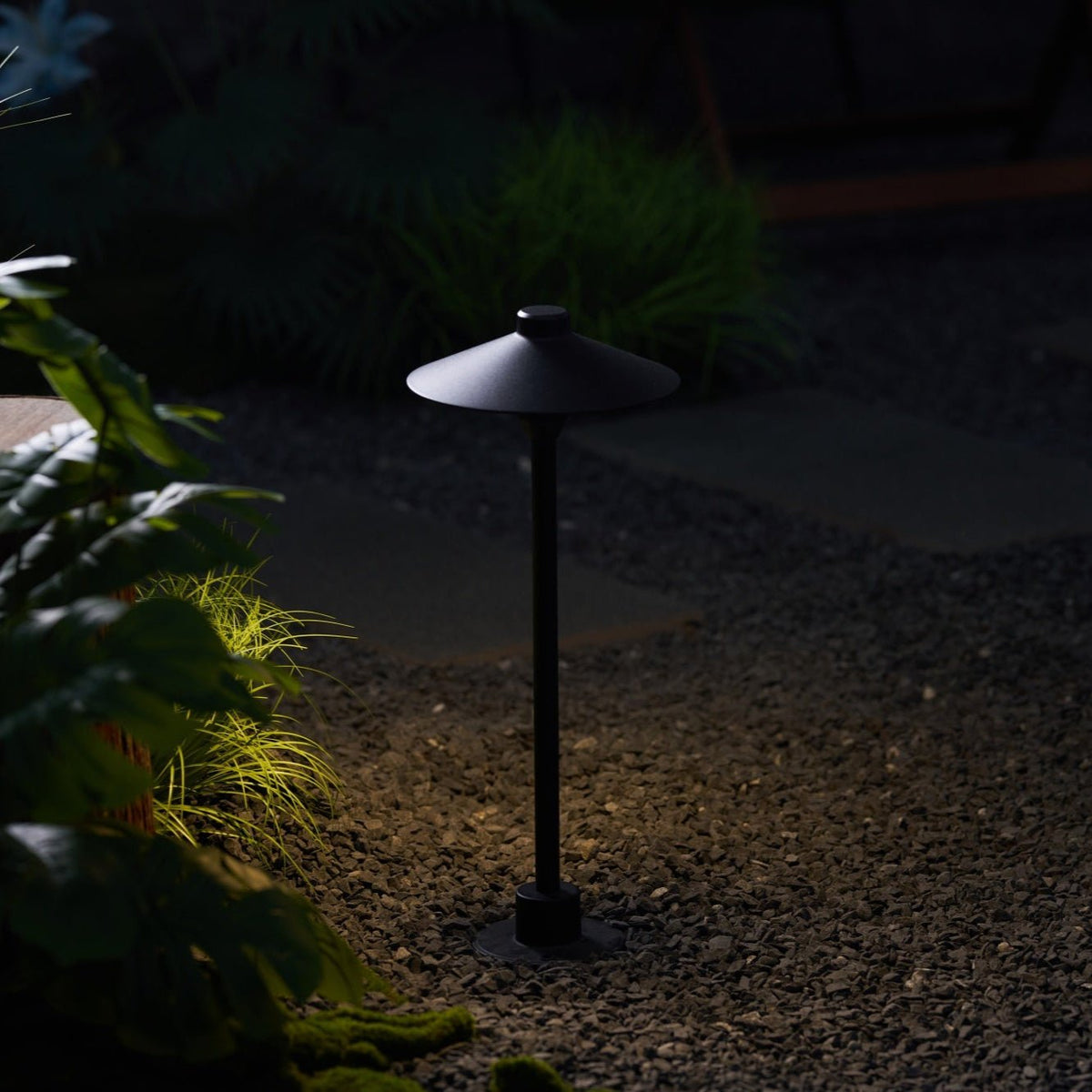 Olyvex Außenpfadleuchte Shadowcap