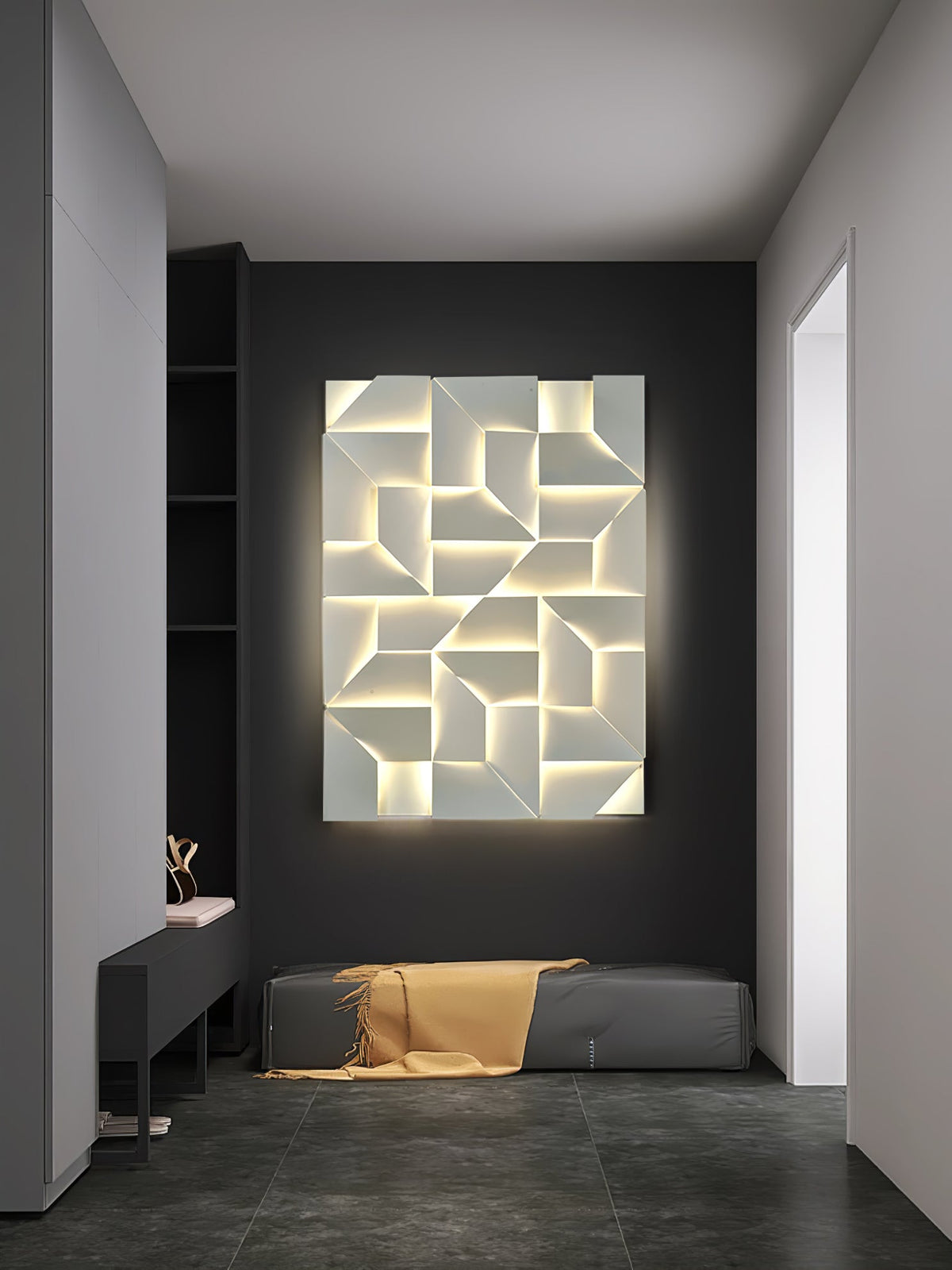 Deloza Wandleuchte Shadows Rechargeable