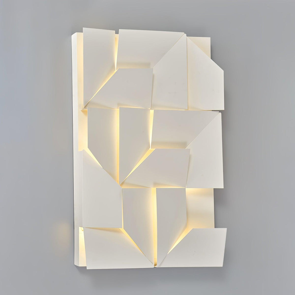 Wandleuchte 3D Geometric Panels Layered Light Art mit Fernbedienung Dimmung modern
