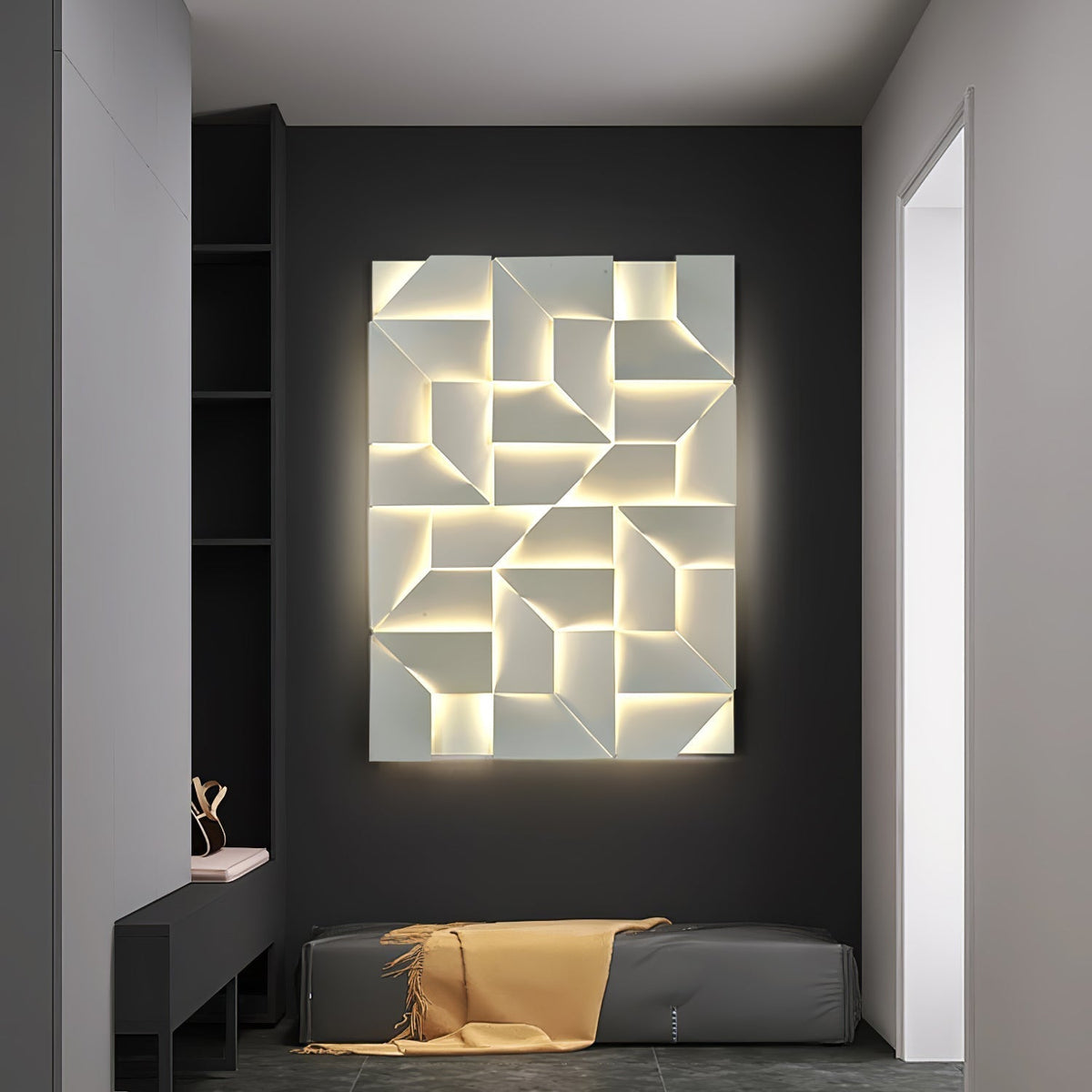 Deloza Wandleuchte Shadows Rechargeable
