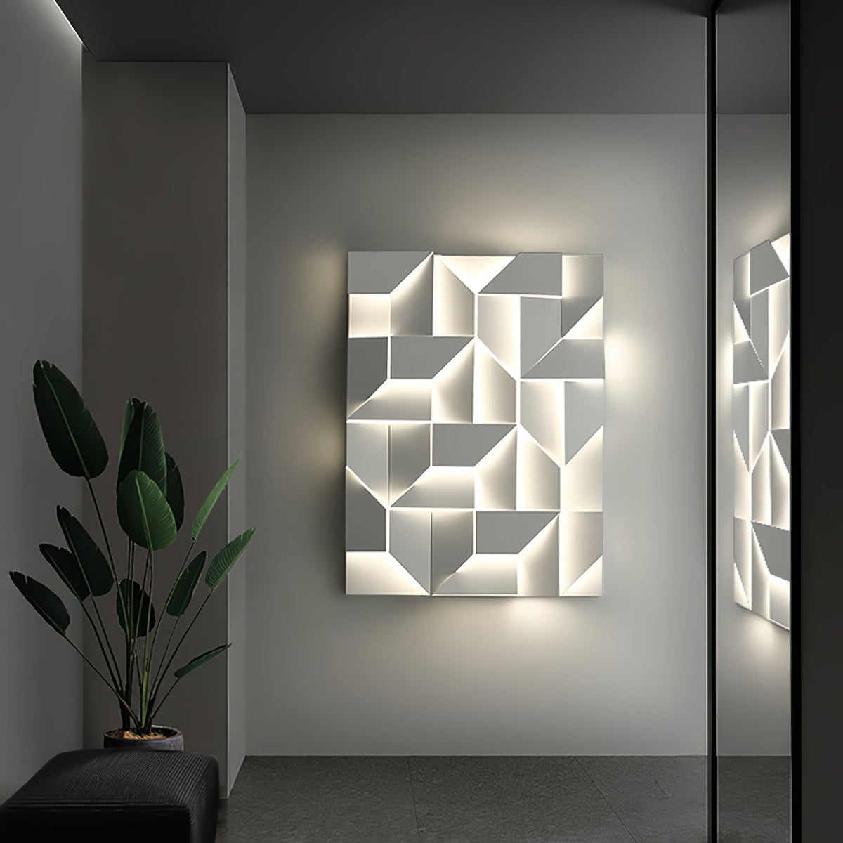 Deloza Wandleuchte Shadows Rechargeable